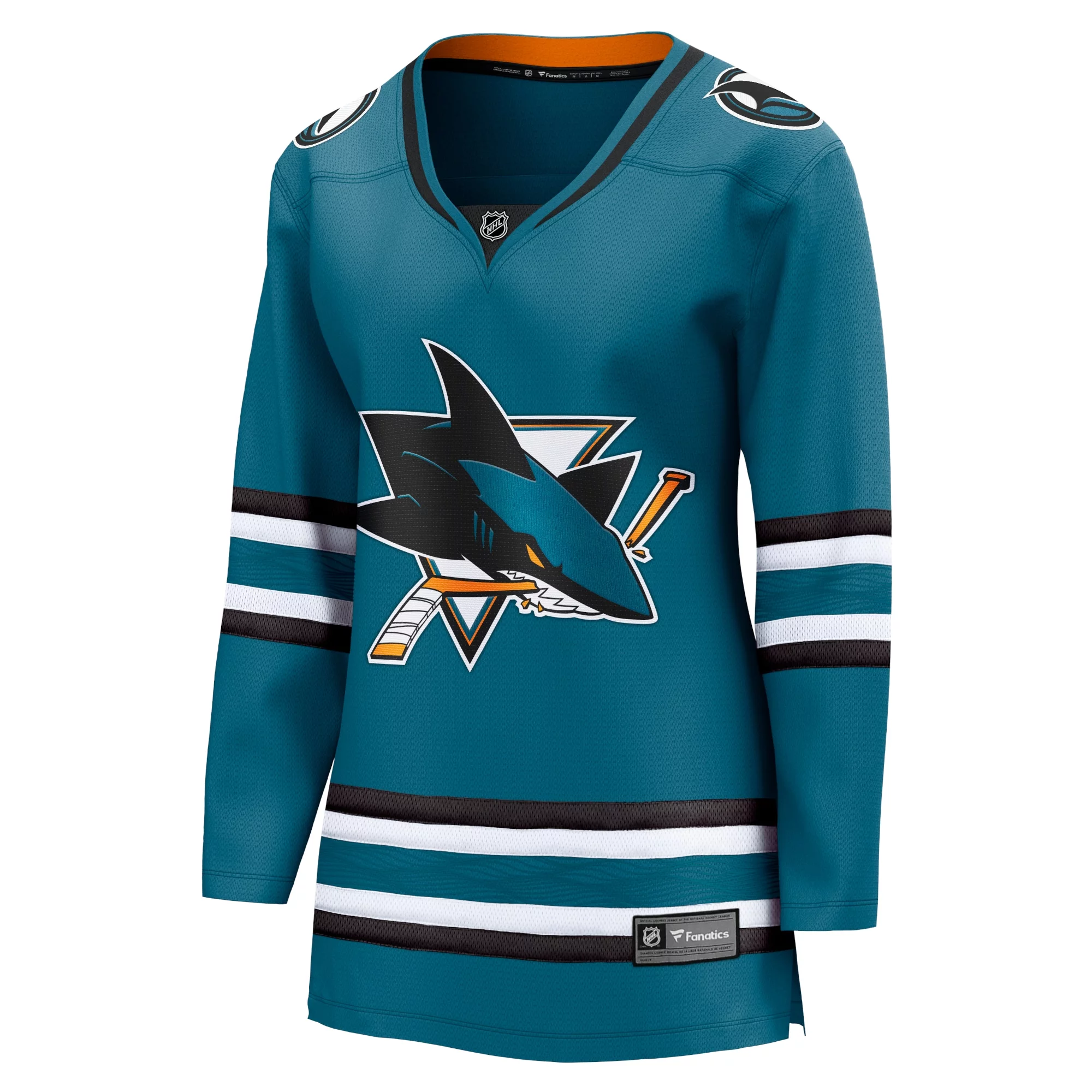 Women's Fanatics Teal San Jose Sharks Home Breakaway Jersey