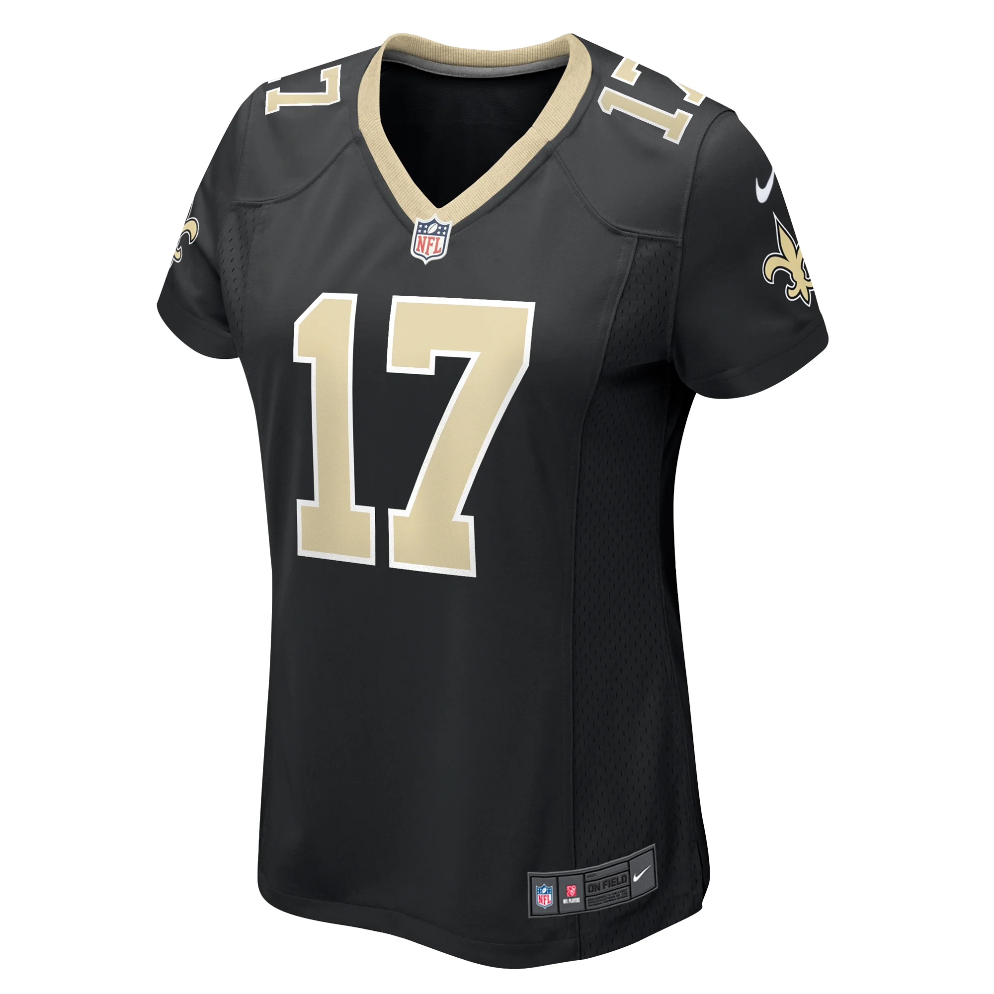 Women's Nike A.T. Perry Black New Orleans Saints Team Game Jersey