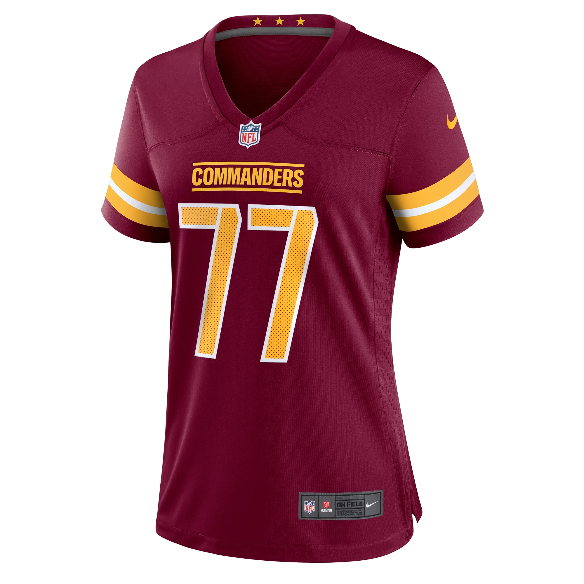 Women's Nike Saahdiq Charles Burgundy Washington Commanders Game Jersey