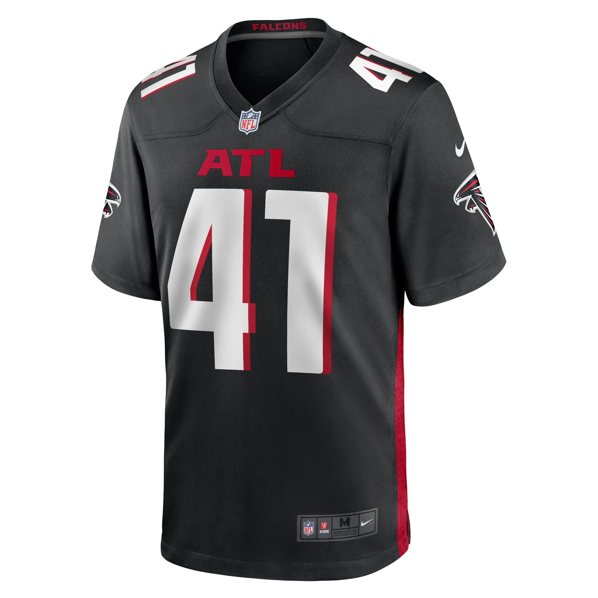 Men's Nike Lukas Denis Black Atlanta Falcons Game Jersey