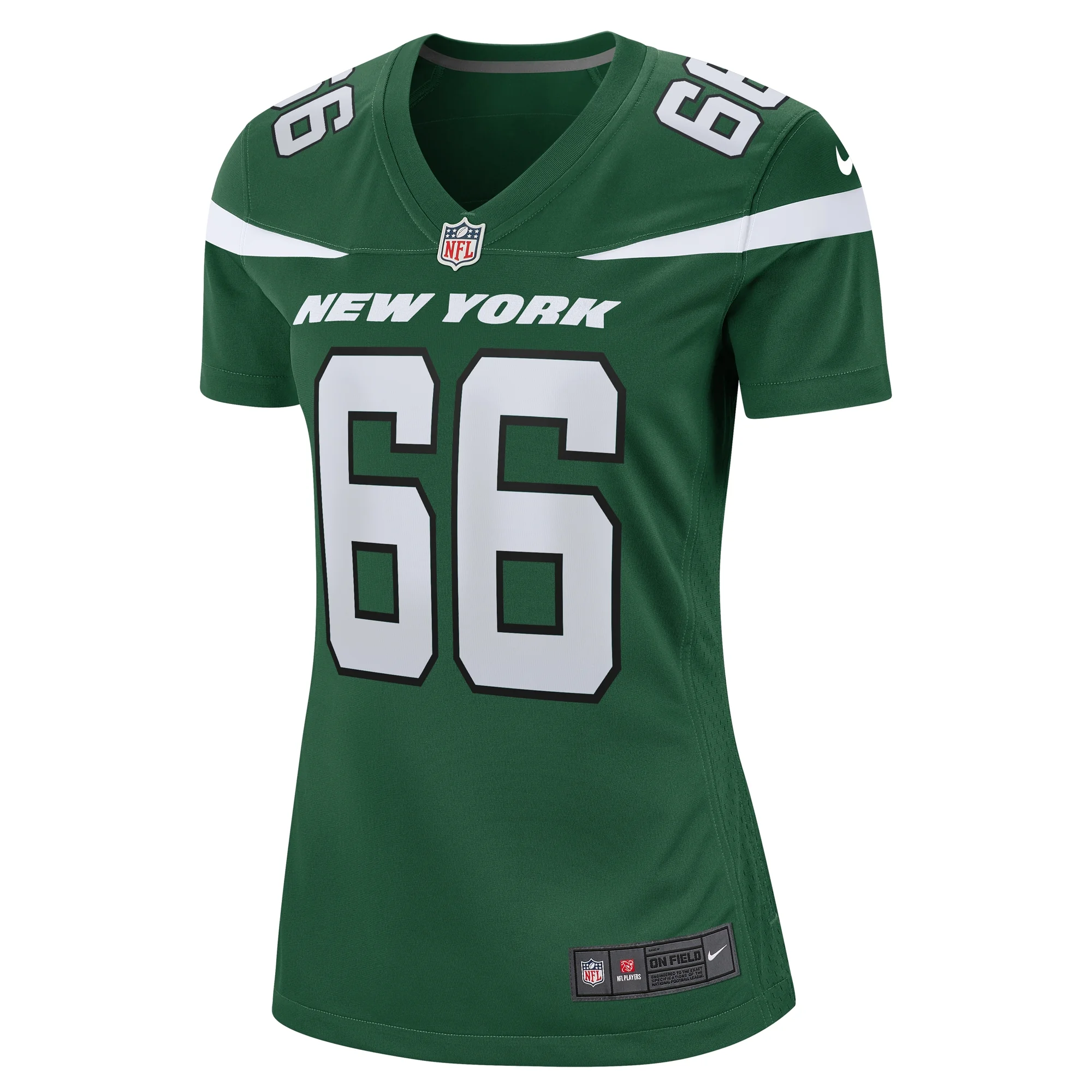 Women's Nike Joe Tippmann Gotham Green New York Jets Game Jersey
