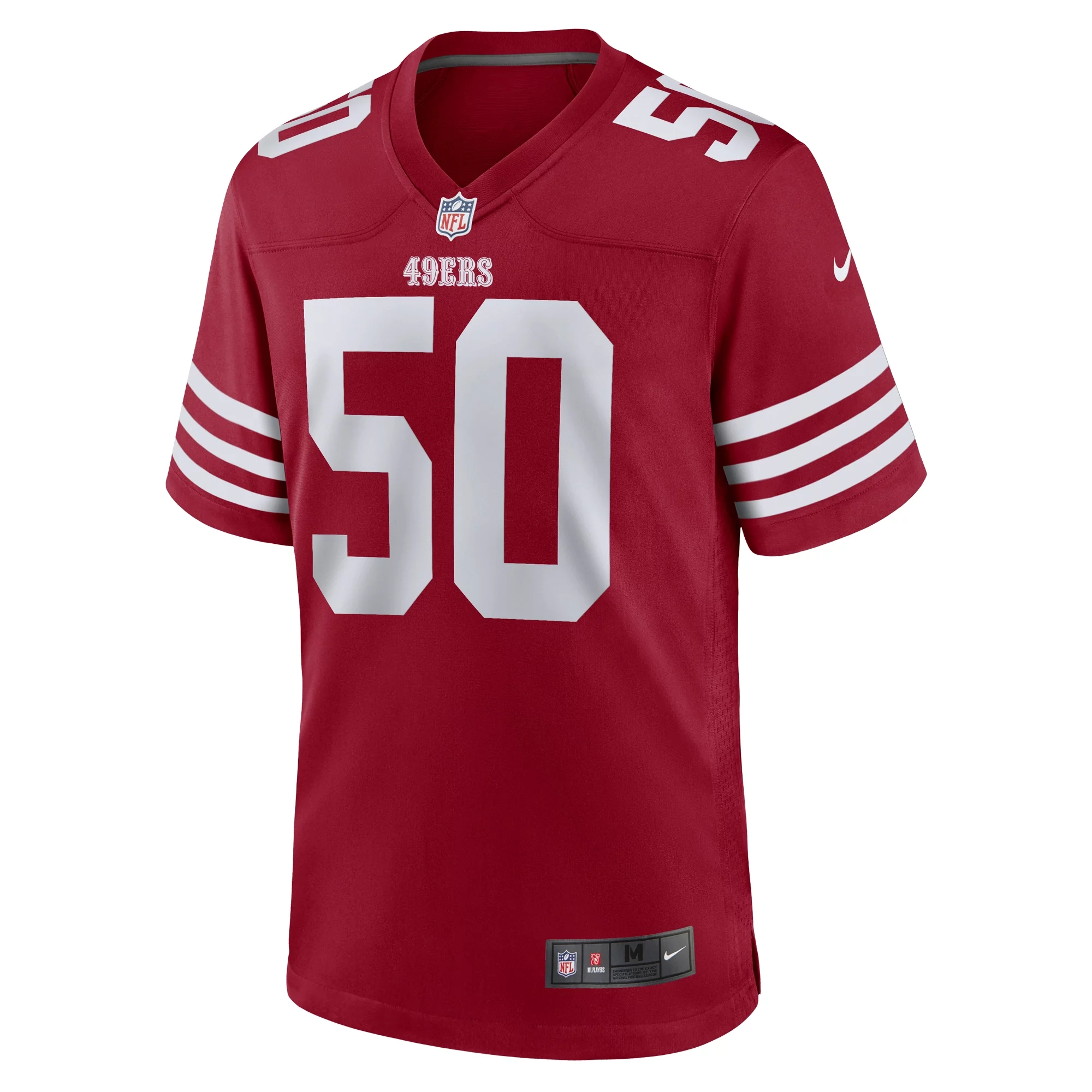 Men's Nike Jalen Graham Scarlet San Francisco 49ers Team Game Jersey