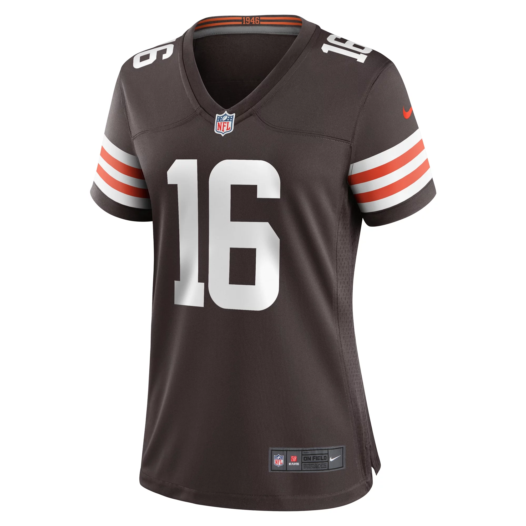 Women's Nike Jaelon Darden Brown Cleveland Browns Team Game Jersey