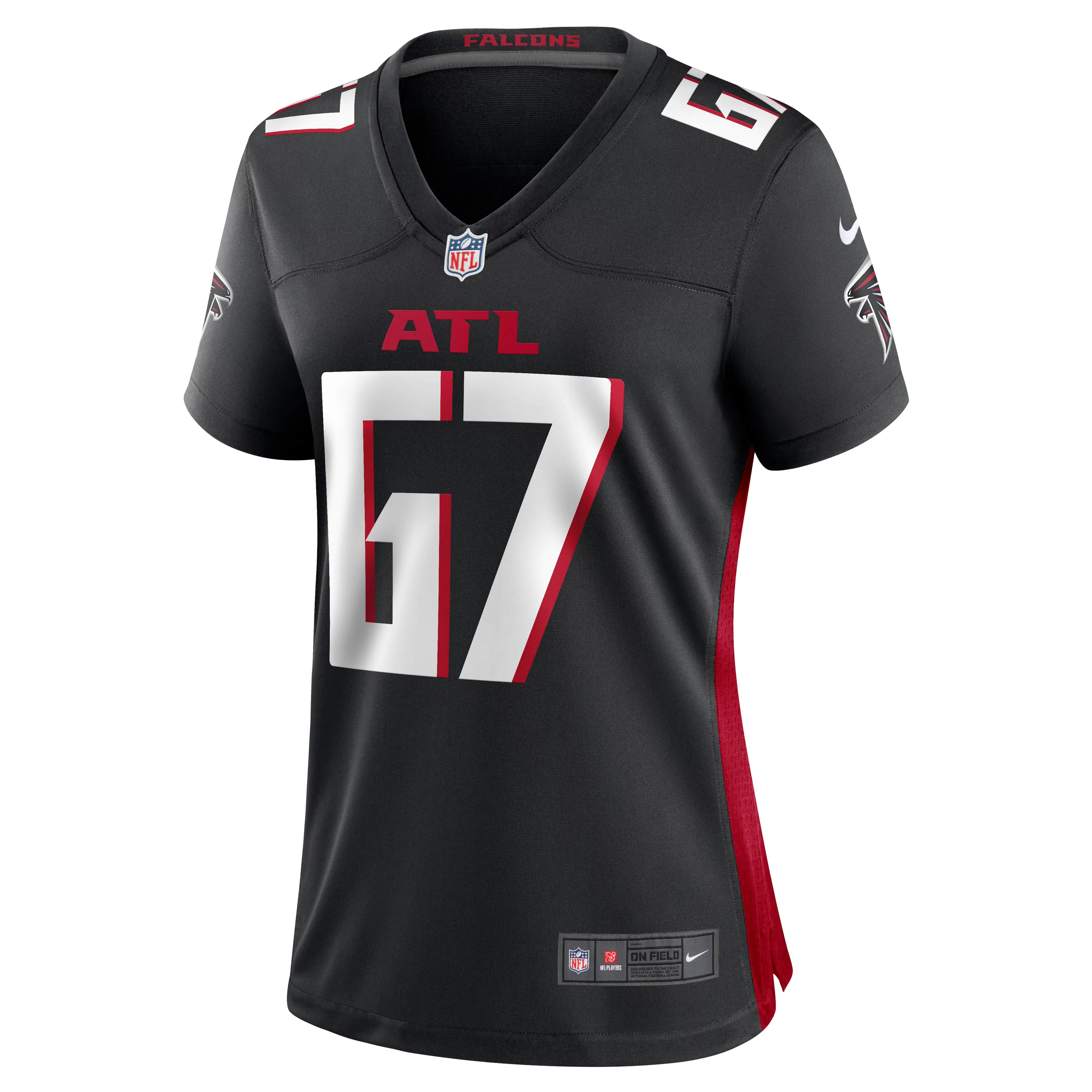 Women's Nike Drew Dalman Black Atlanta Falcons Game Jersey