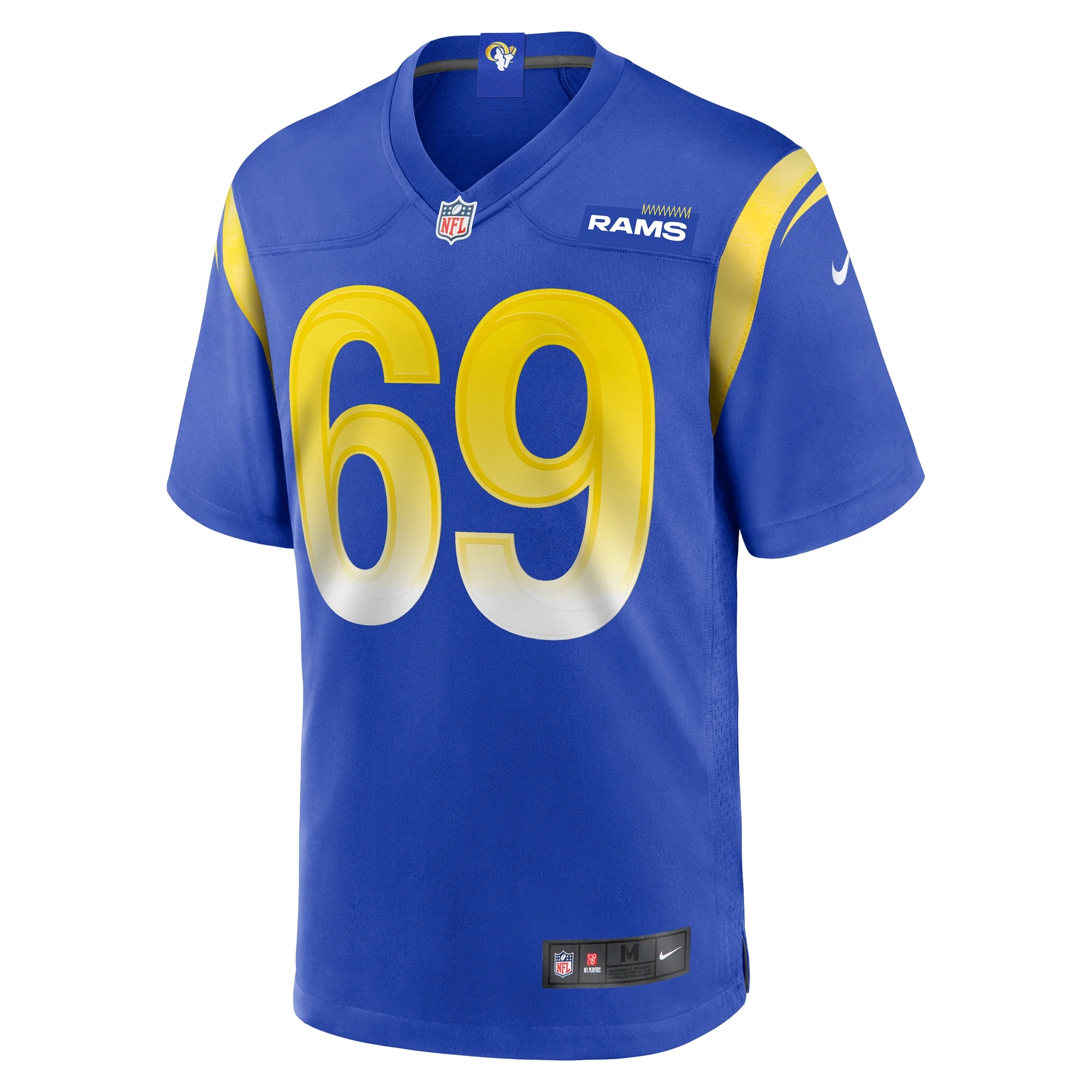 Men's Nike Kevin Dotson Royal Los Angeles Rams Game Jersey