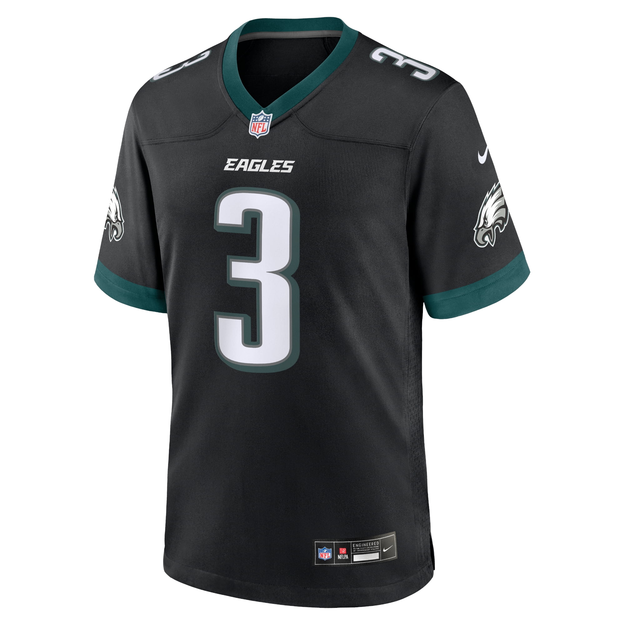 Men's Nike Nolan Smith Black Philadelphia Eagles Alternate Game Jersey