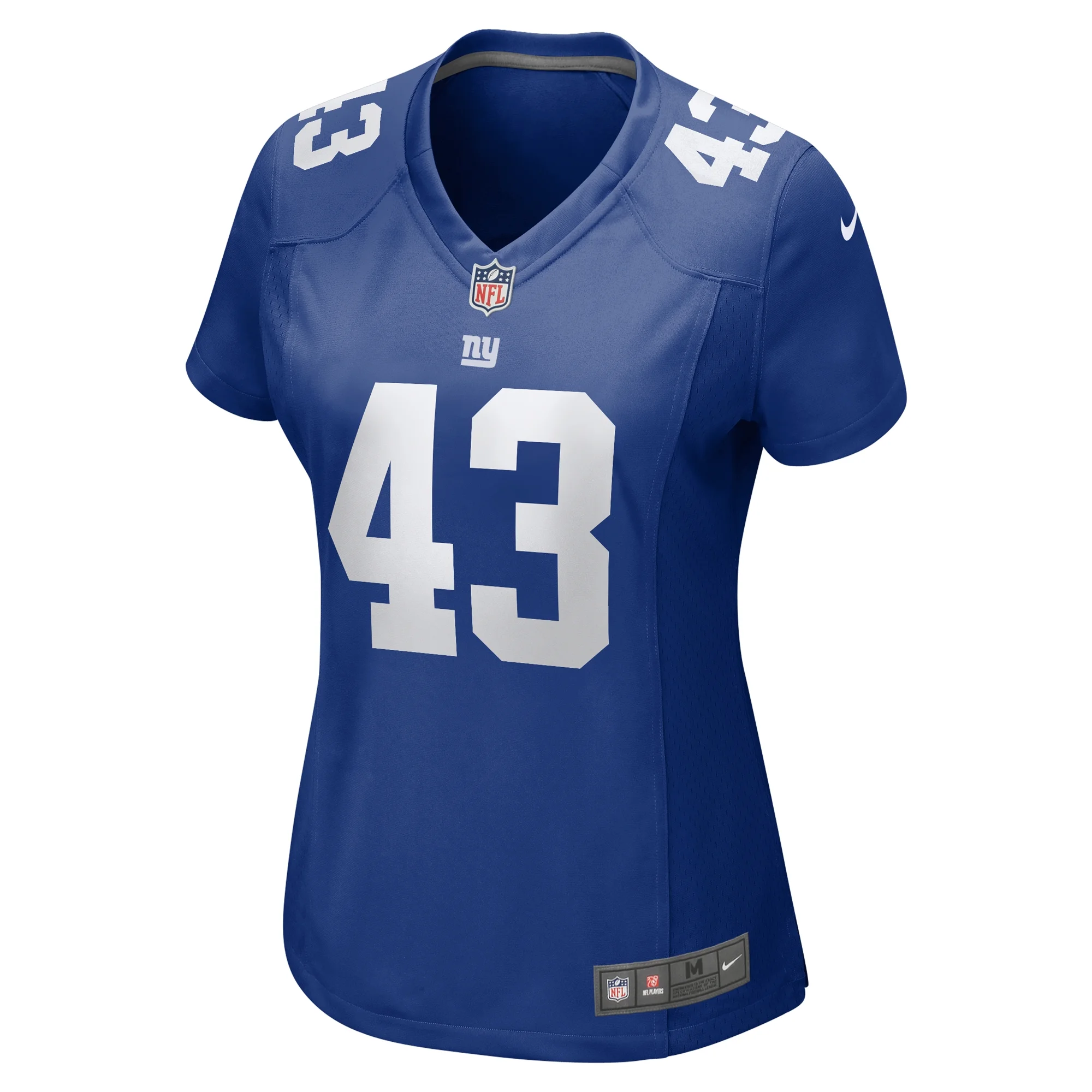 Women's Nike Kaleb Hayes Royal New York Giants Team Game Jersey