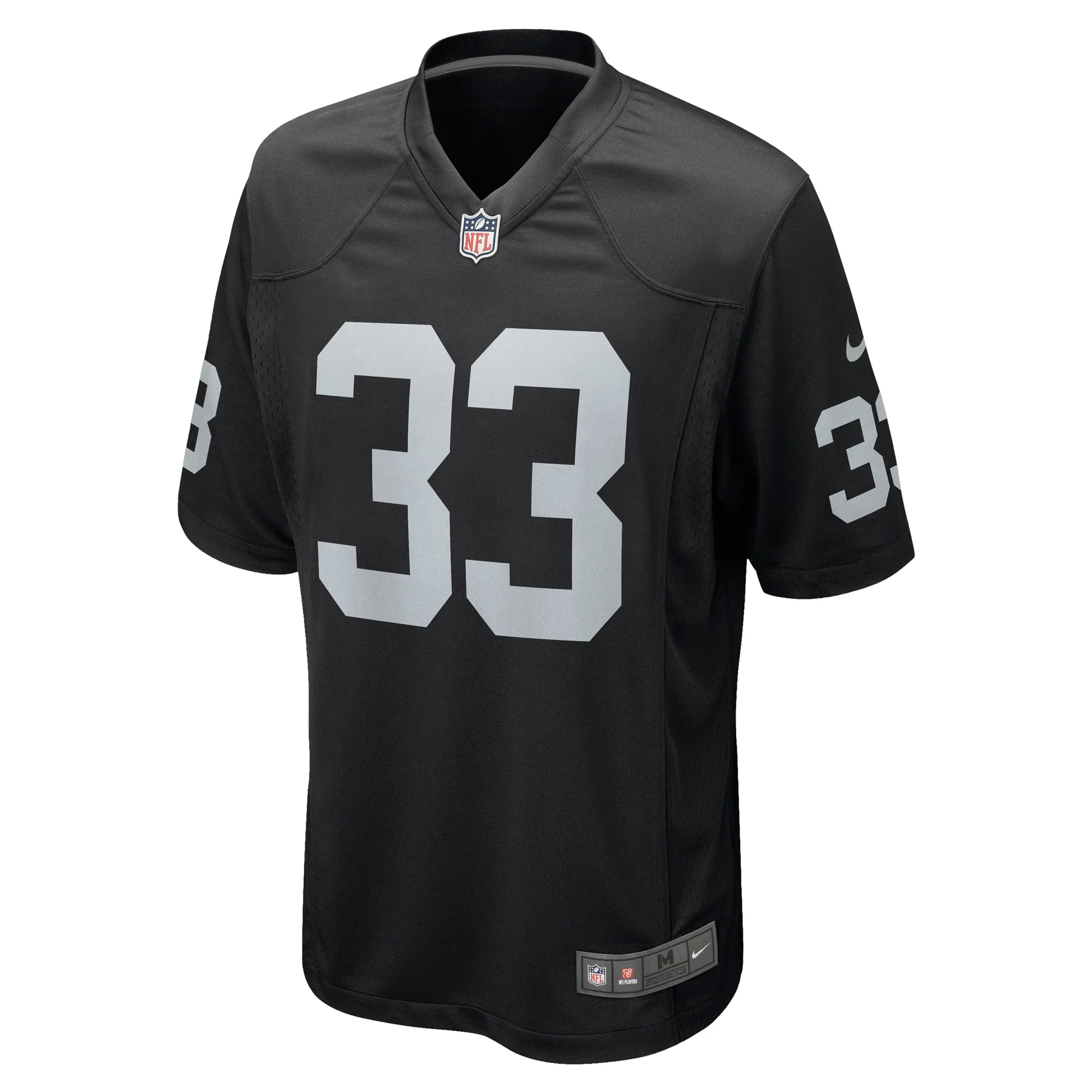 Men's Nike Roderic Teamer Black Las Vegas Raiders Game Jersey