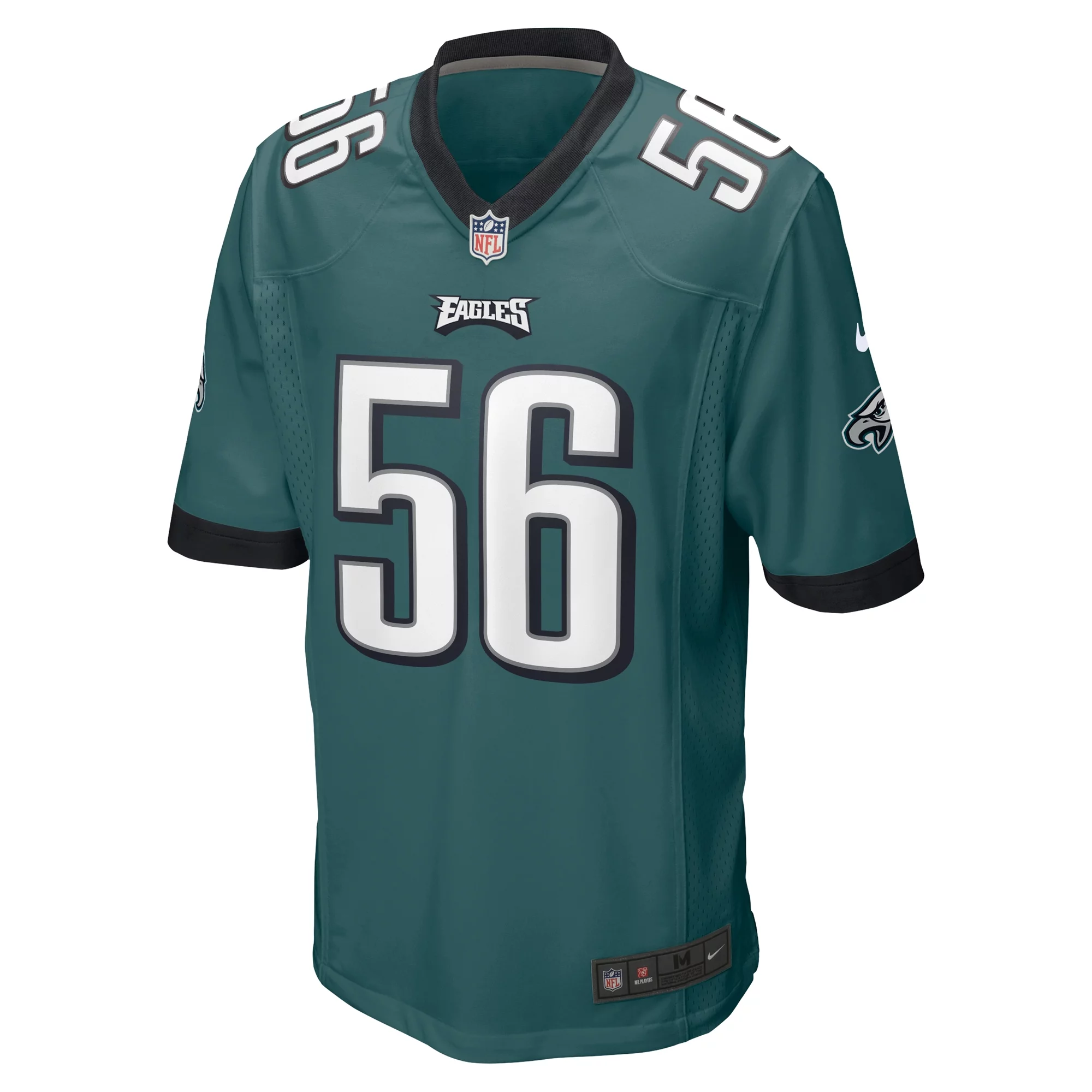 Men's Nike Tyler Steen Midnight Green Philadelphia Eagles Team Game Jersey