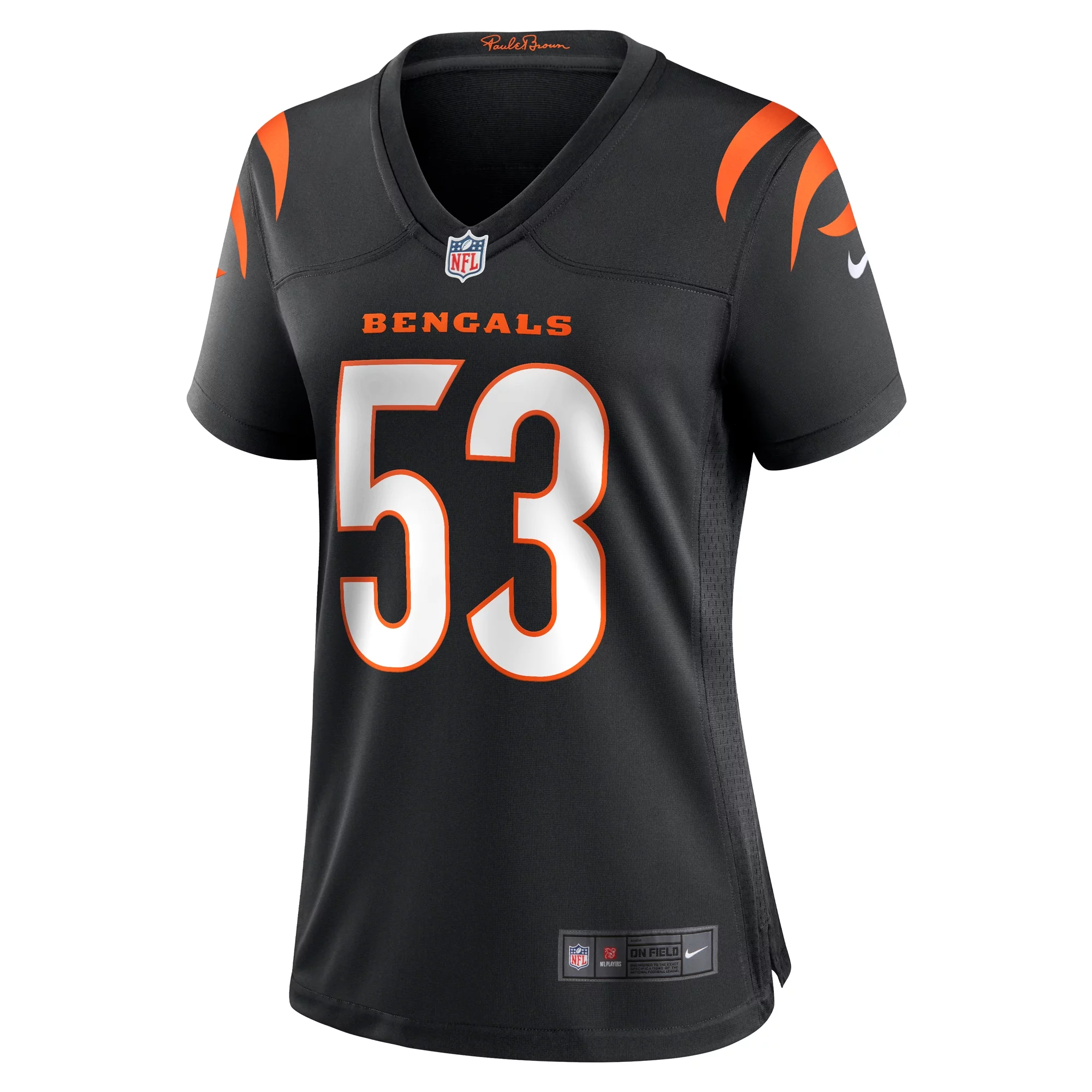 Women's Nike TJ Pesefea Black Cincinnati Bengals Team Game Jersey