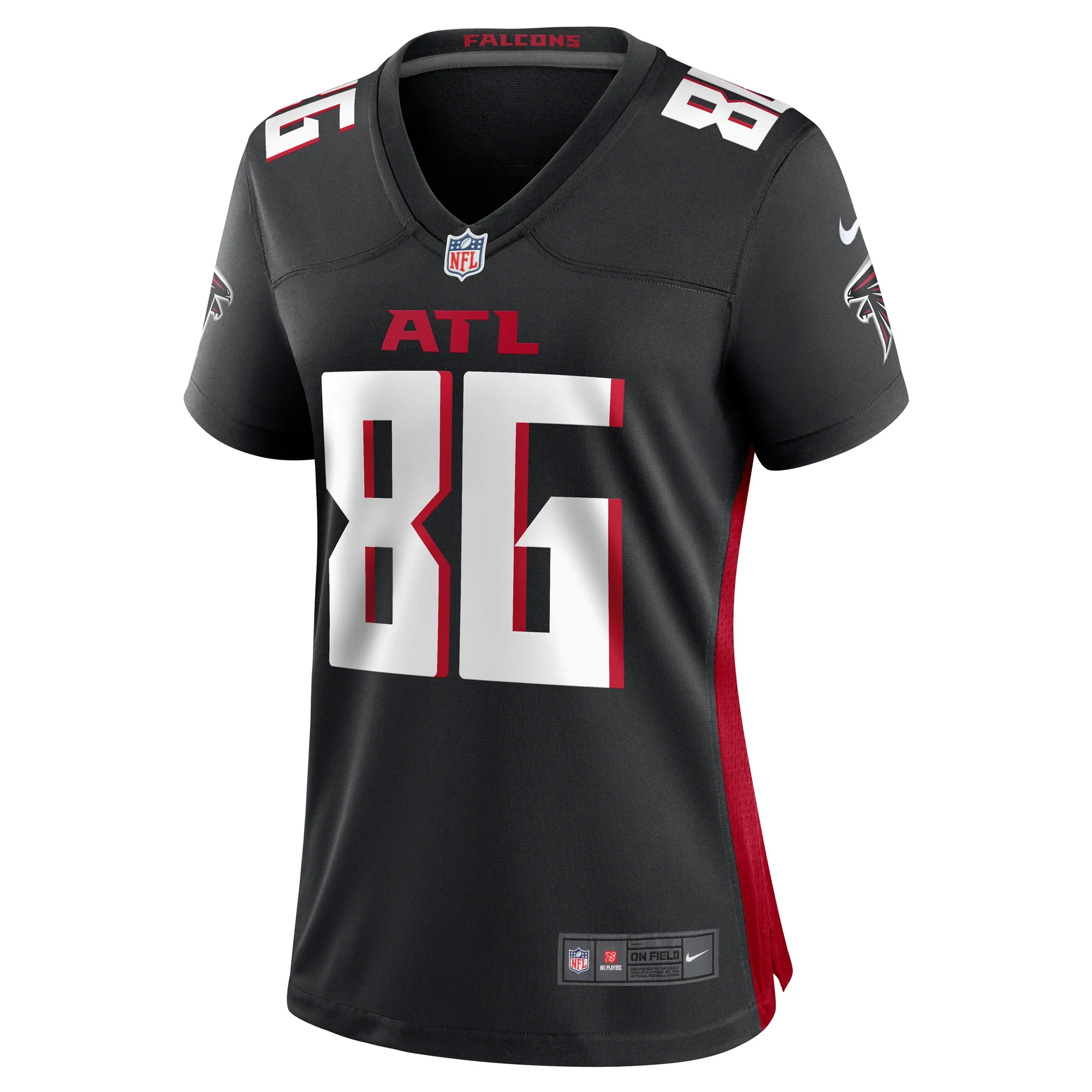 Women's Nike CJ Saunders Black Atlanta Falcons Team Game Jersey