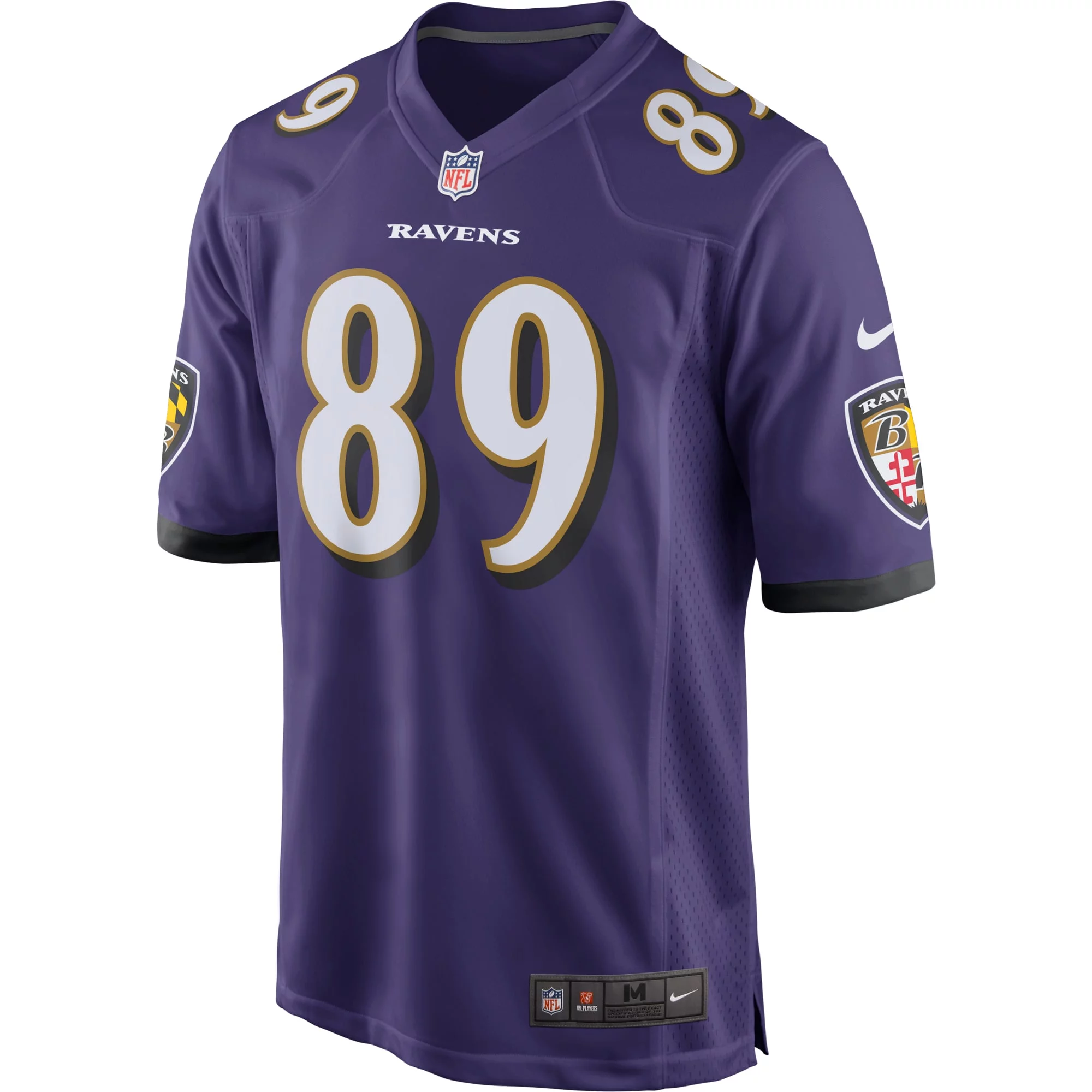 Men's Nike Mark Andrews Purple Baltimore Ravens Game Jersey