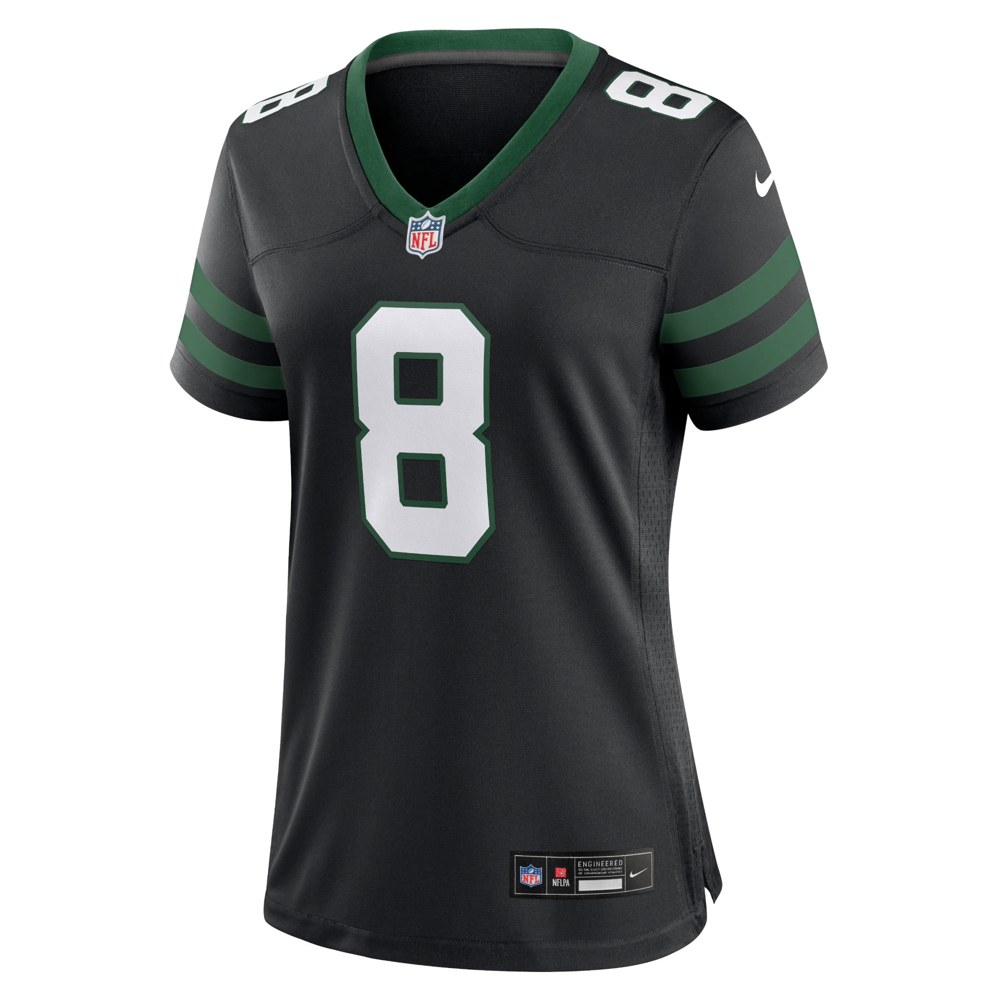 Women's Nike Aaron Rodgers Legacy Black New York Jets Alternate Game Jersey