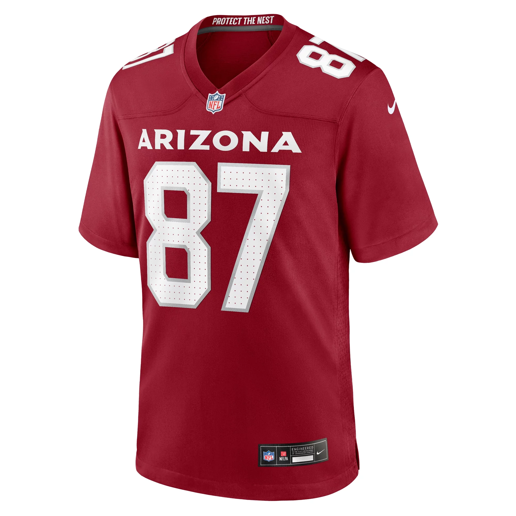 Men's Nike Geoff Swaim Cardinal Arizona Cardinals Team Game Jersey