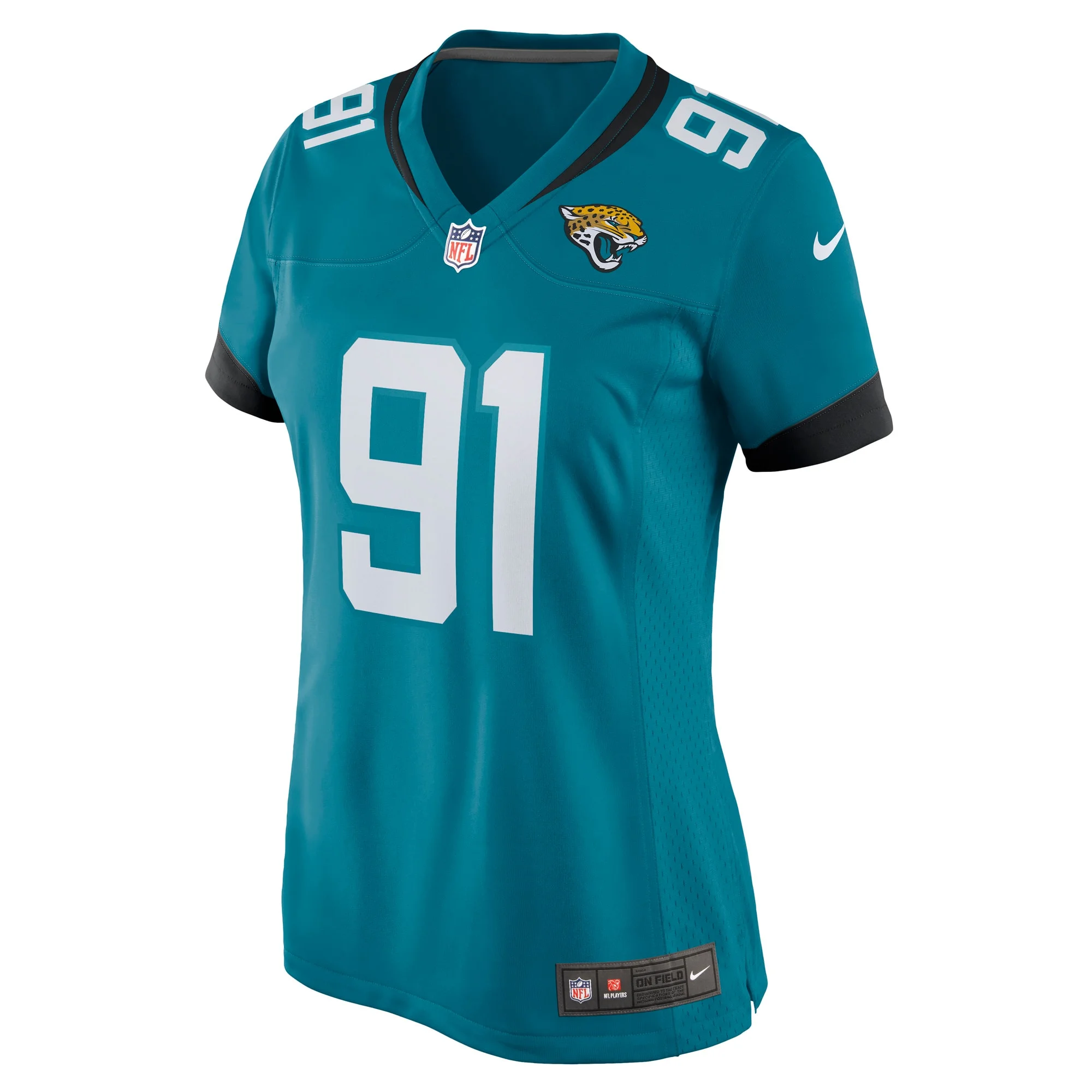 Women's Nike Dawuane Smoot Teal Jacksonville Jaguars Game Jersey