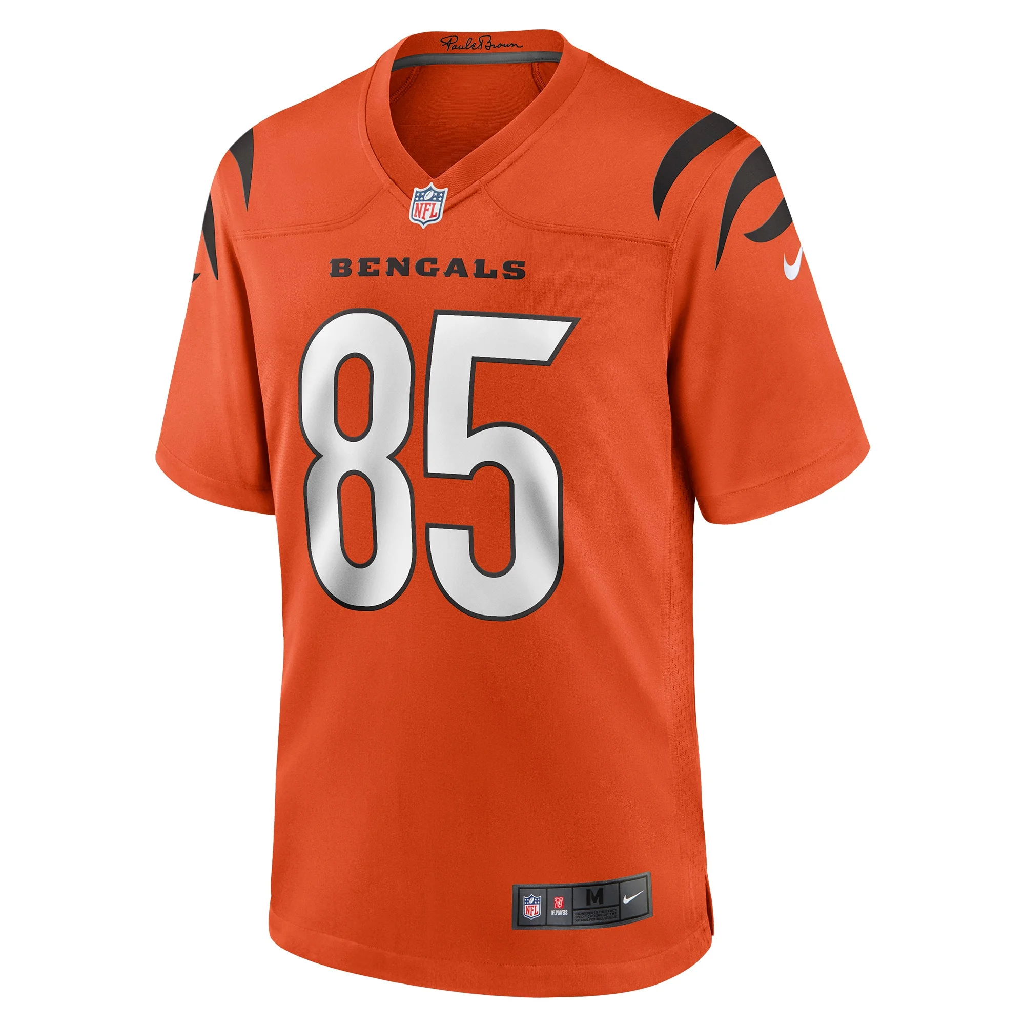 Men's Nike Chad Johnson Orange Cincinnati Bengals Retired Player Alternate Game Jersey