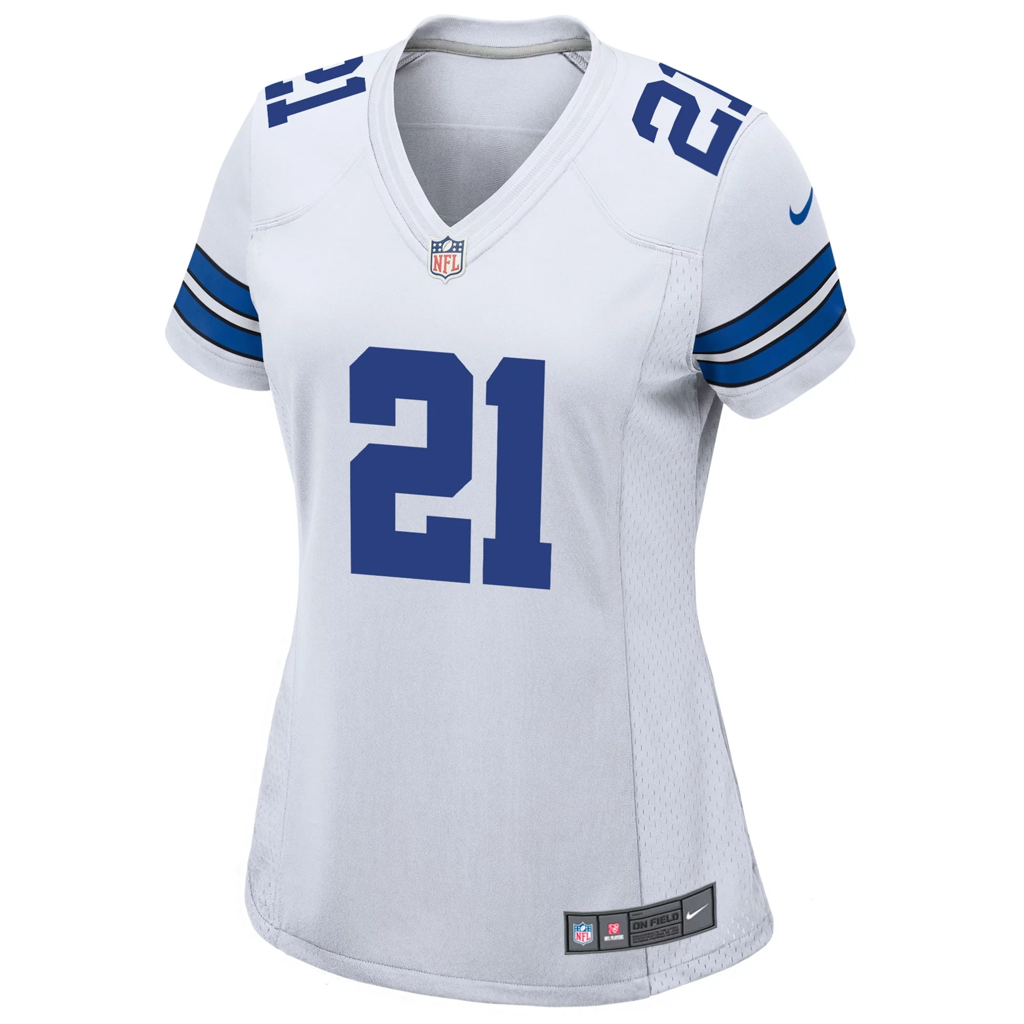 Women's Nike Ezekiel Elliott White Dallas Cowboys Team Game Jersey