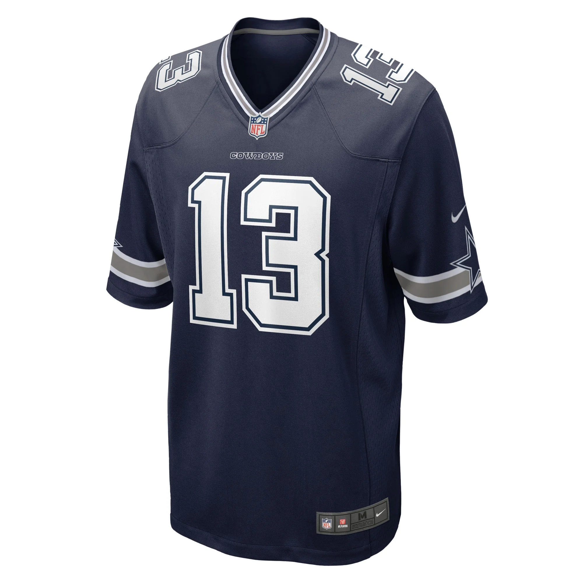 Men's Nike Michael Gallup Navy Dallas Cowboys Game Jersey