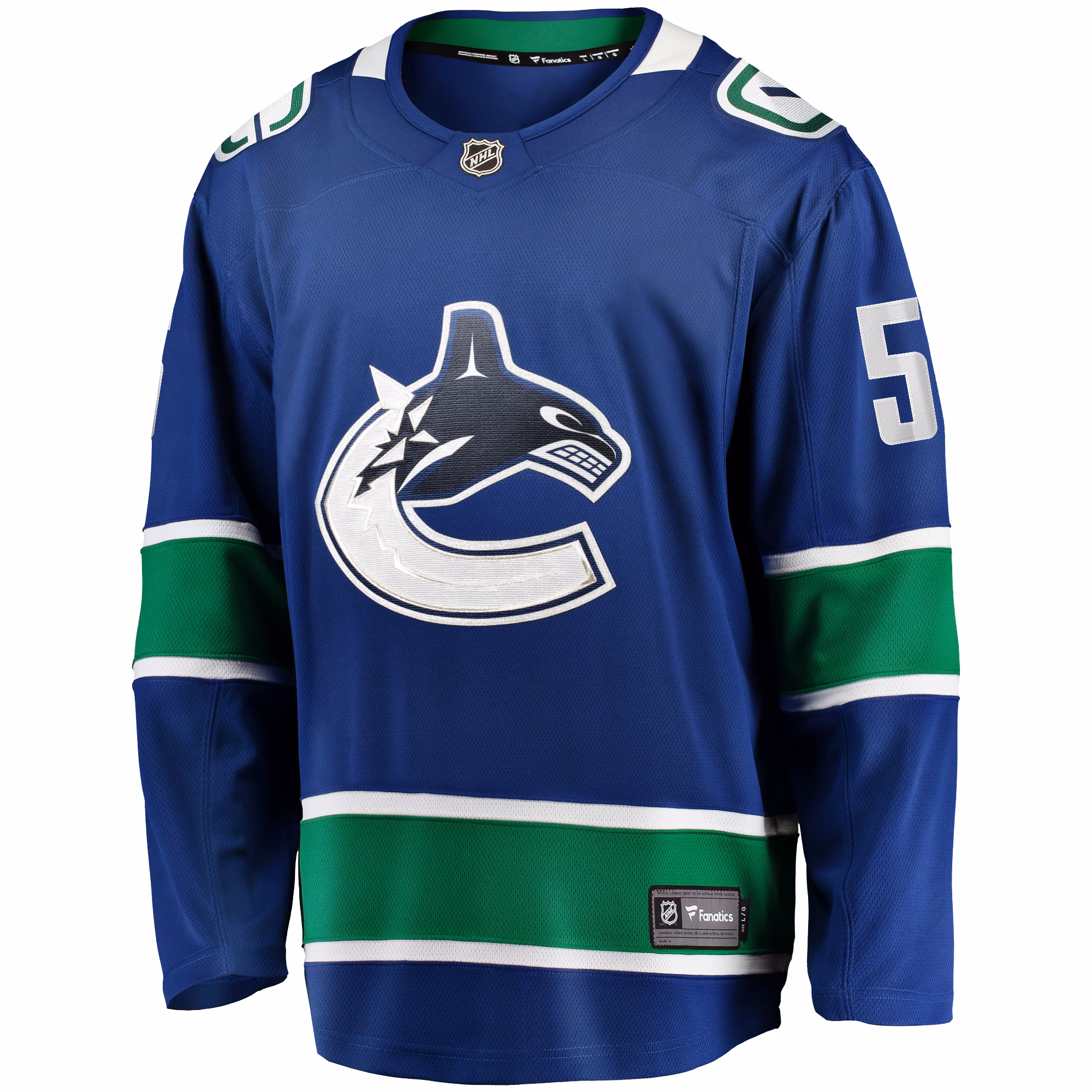 Tucker Poolman Vancouver Canucks Fanatics Home Premier Breakaway Player Jersey - Blue
