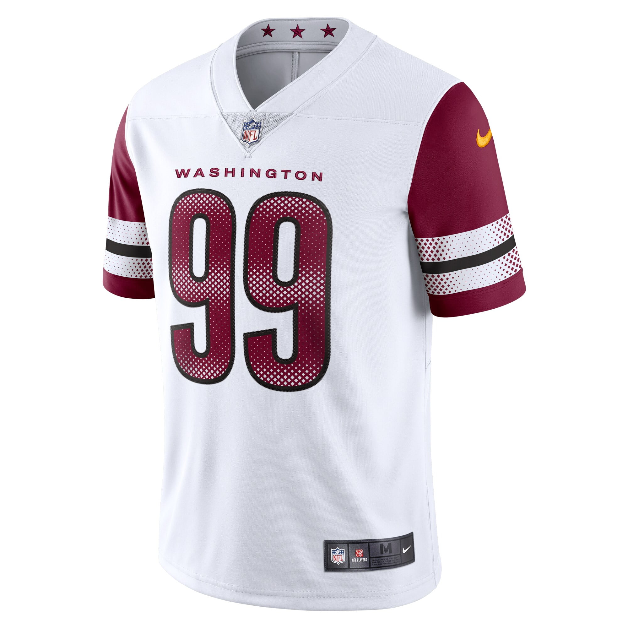 Men's Nike Chase Young White Washington Commanders Vapor Limited Jersey