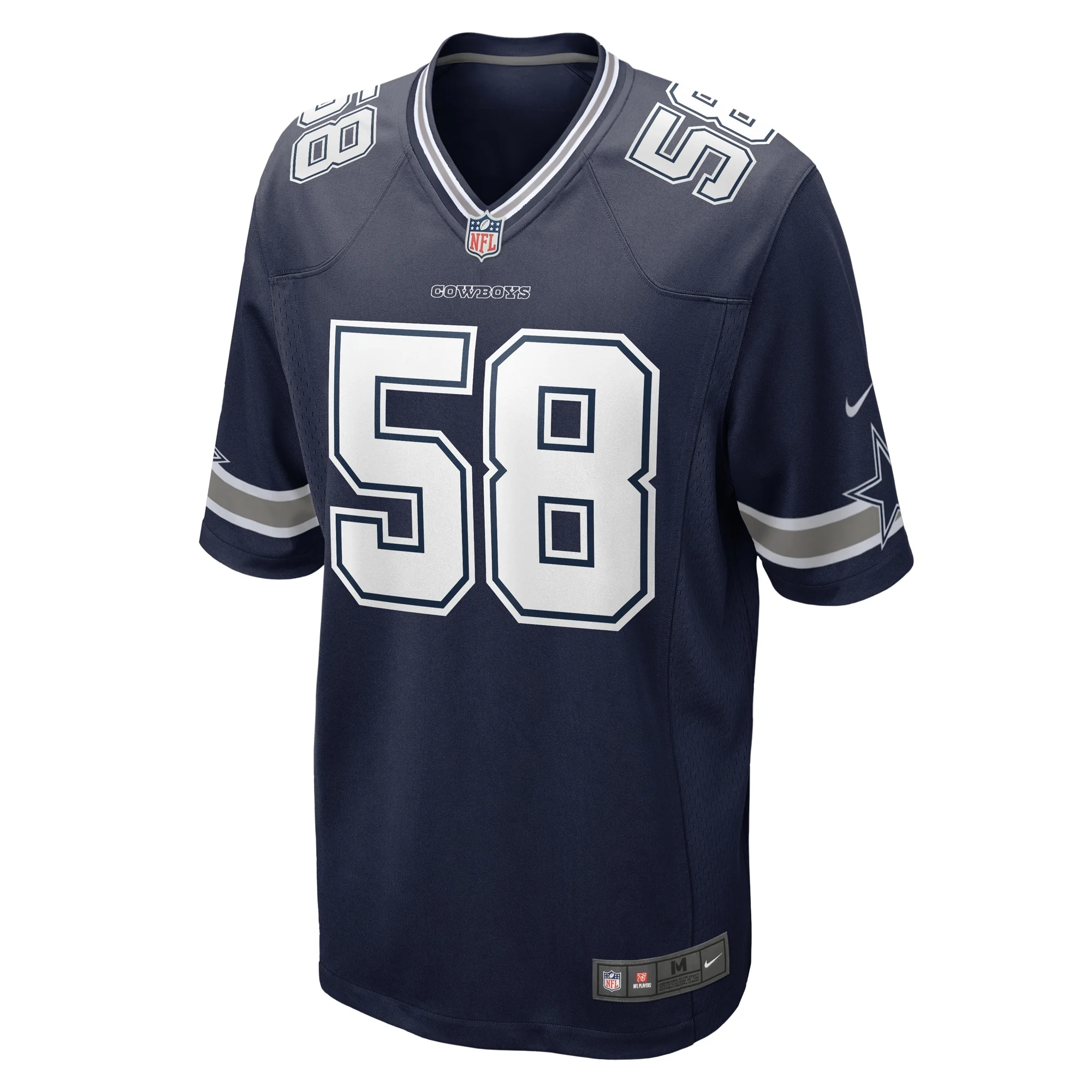 Men's Nike Mazi Smith Navy Dallas Cowboys 2023 NFL Draft First Round Pick Game Jersey