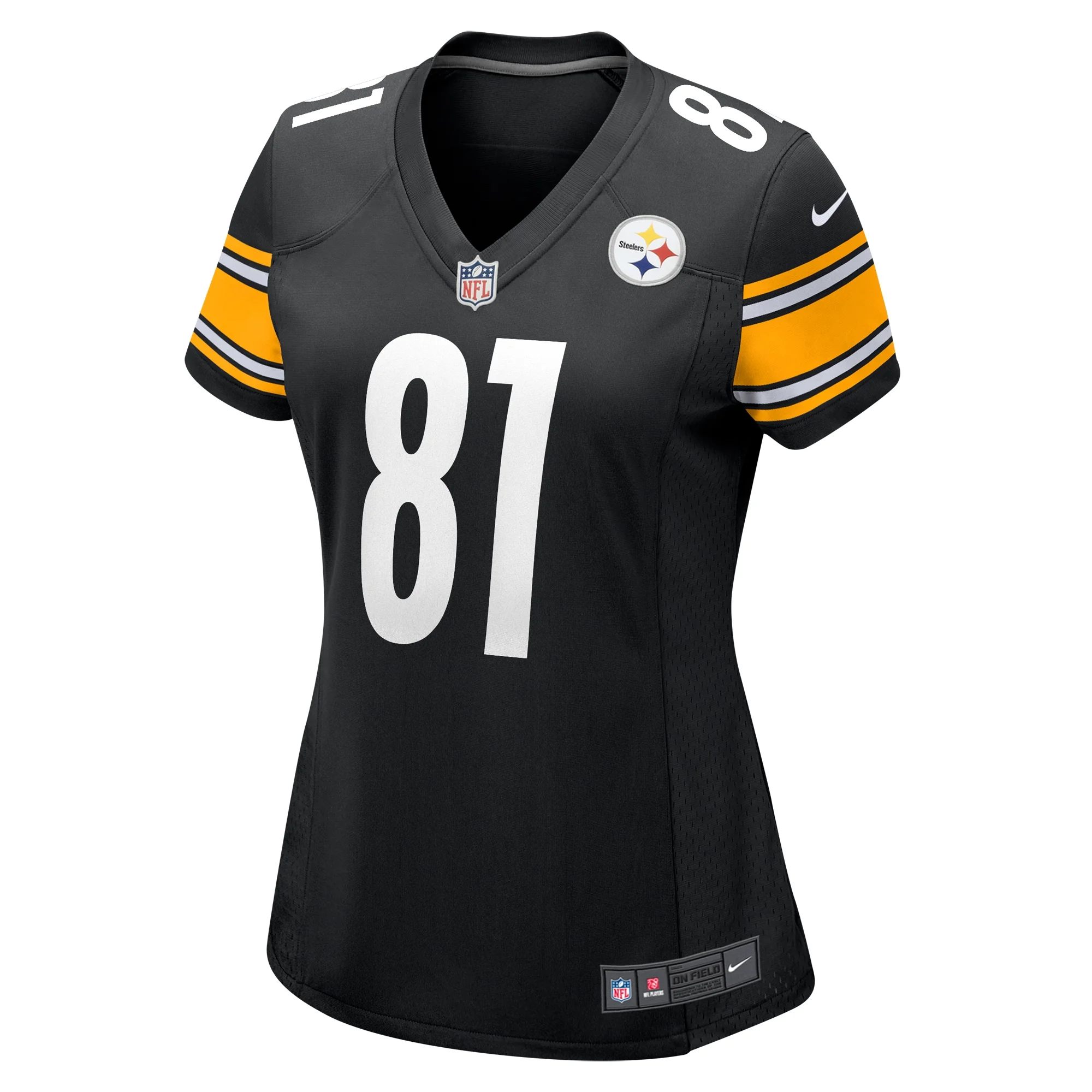 Women's Nike Scotty Washington Black Pittsburgh Steelers Game Jersey