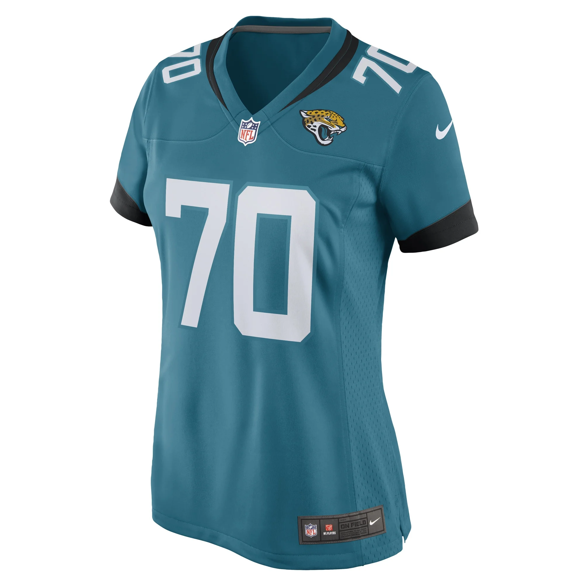 Women's Nike Cole Van Lanen Teal Jacksonville Jaguars Game Player Jersey
