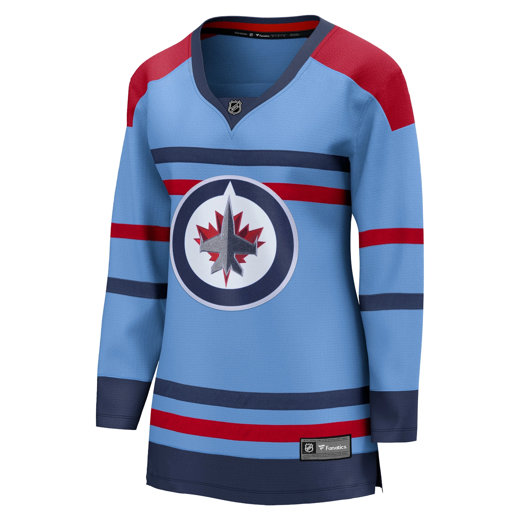 Women's Fanatics Light Blue Winnipeg Jets Anniversary Premier Breakaway Jersey