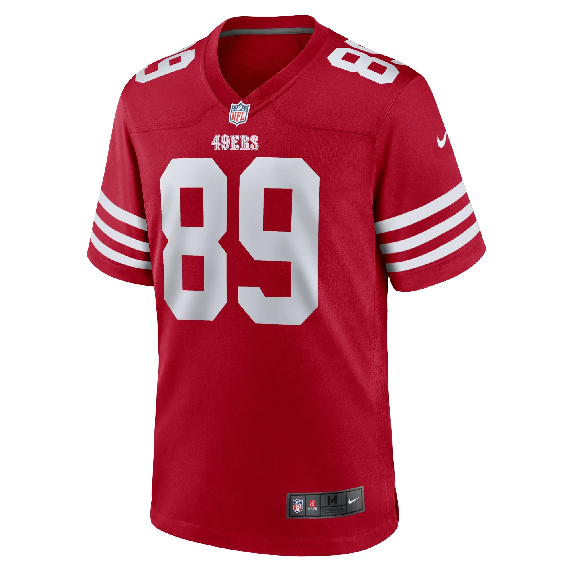 Men's Nike Charlie Woerner Scarlet San Francisco 49ers Game Jersey