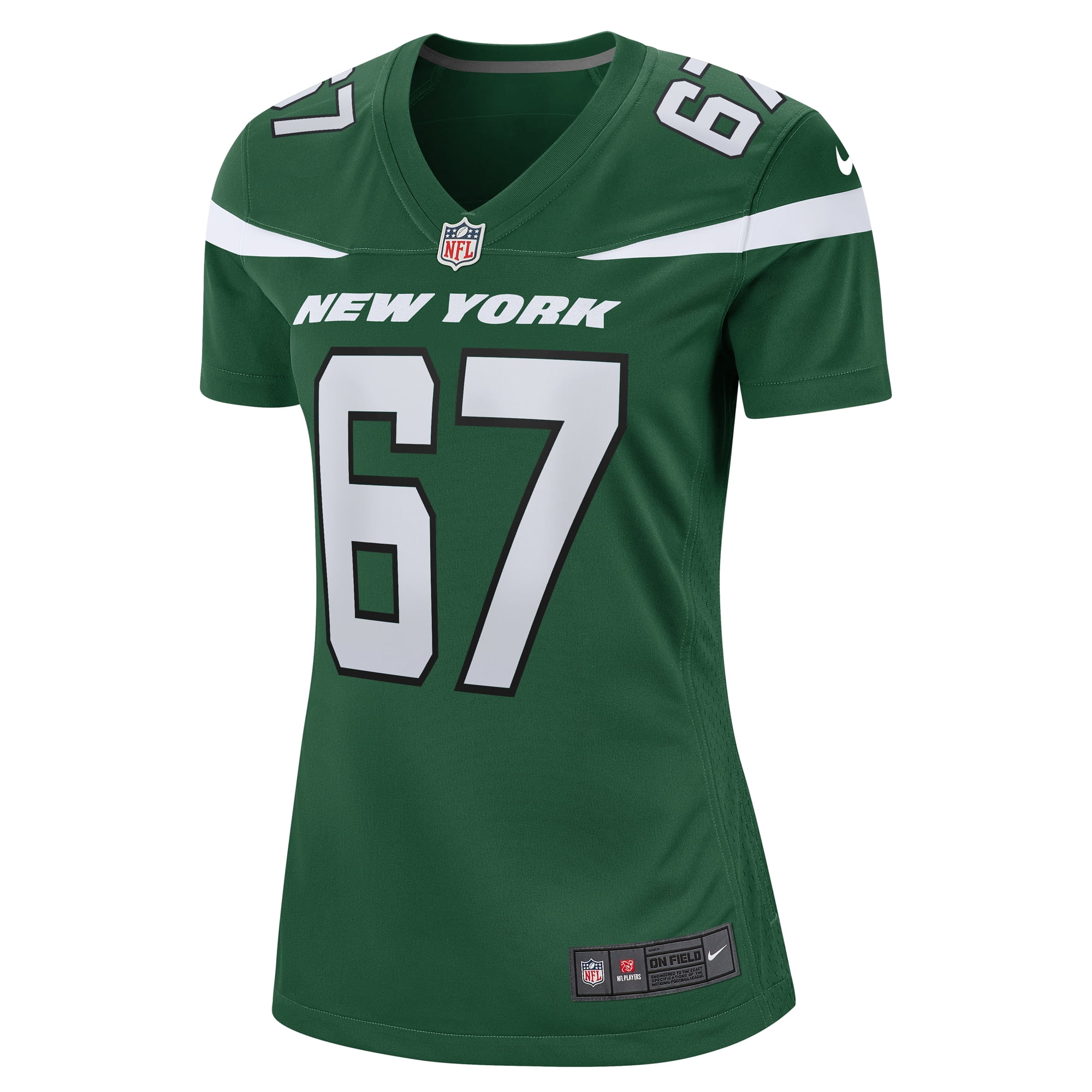 Women's Nike Carter Warren Gotham Green New York Jets Game Jersey