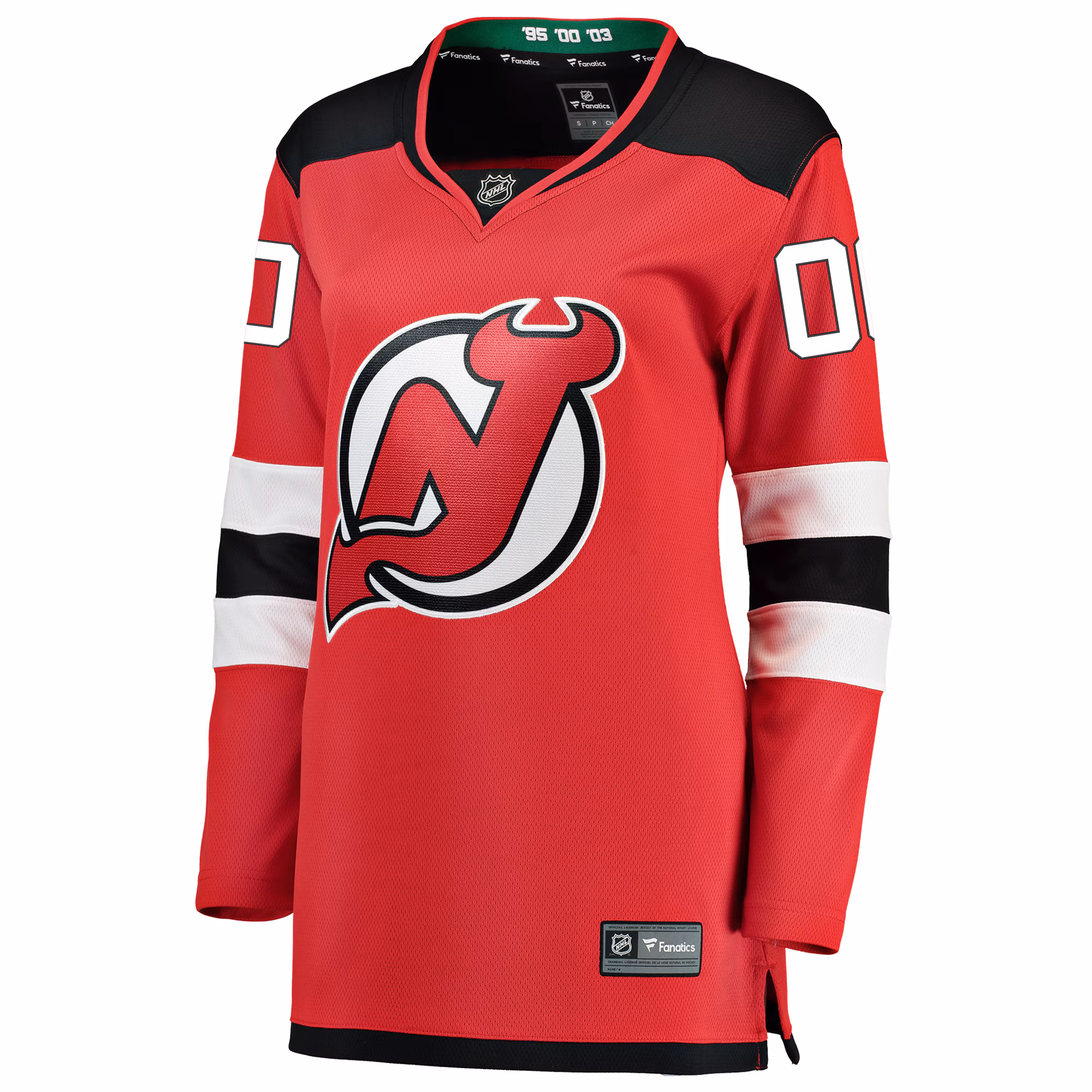 New Jersey Devils Fanatics Women's Home Breakaway Custom Jersey - Red