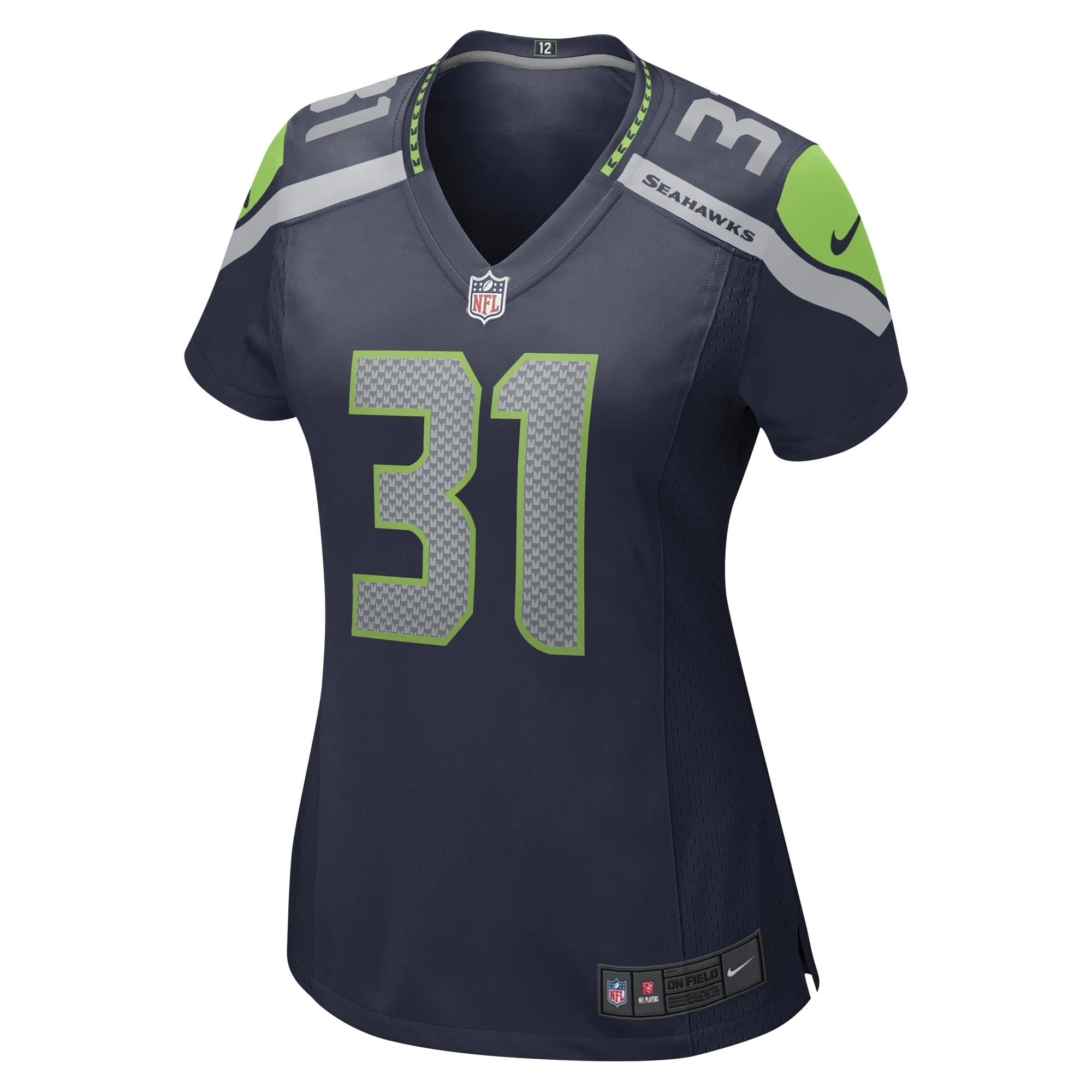 Women's Nike Kam Chancellor College Navy Seattle Seahawks Retired Player Game Jersey