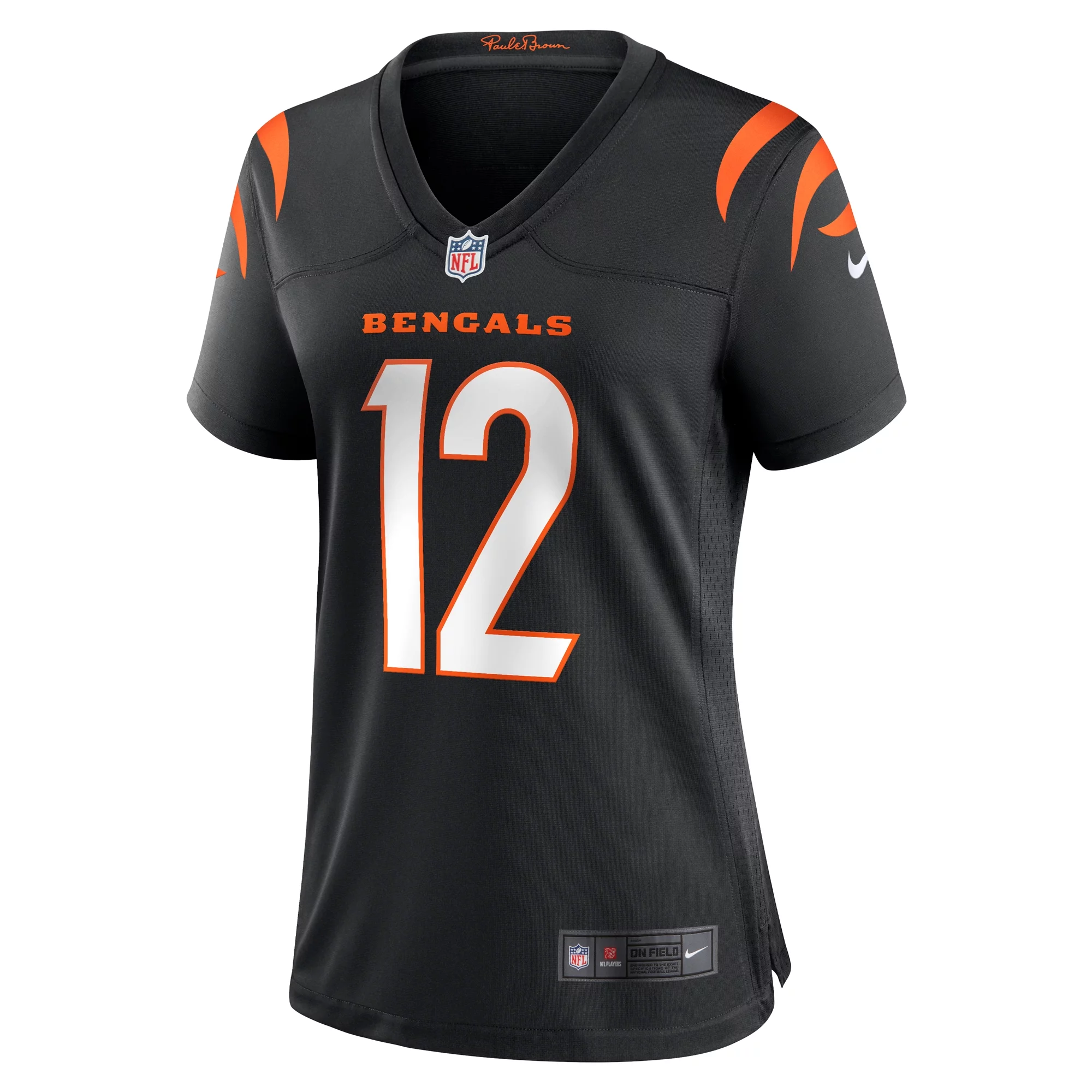 Women's Nike Shedrick Jackson Black Cincinnati Bengals Team Game Jersey