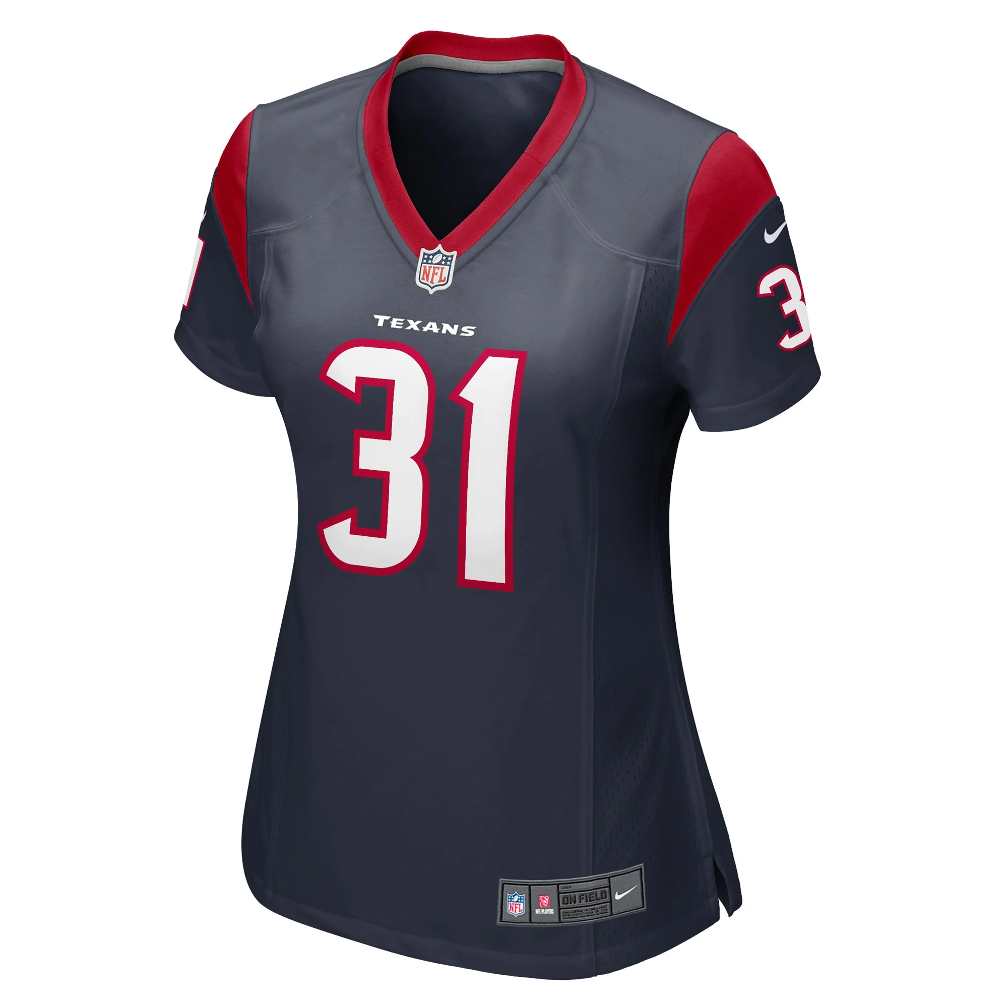 Women's Nike Dameon Pierce Navy Houston Texans Game Player Jersey