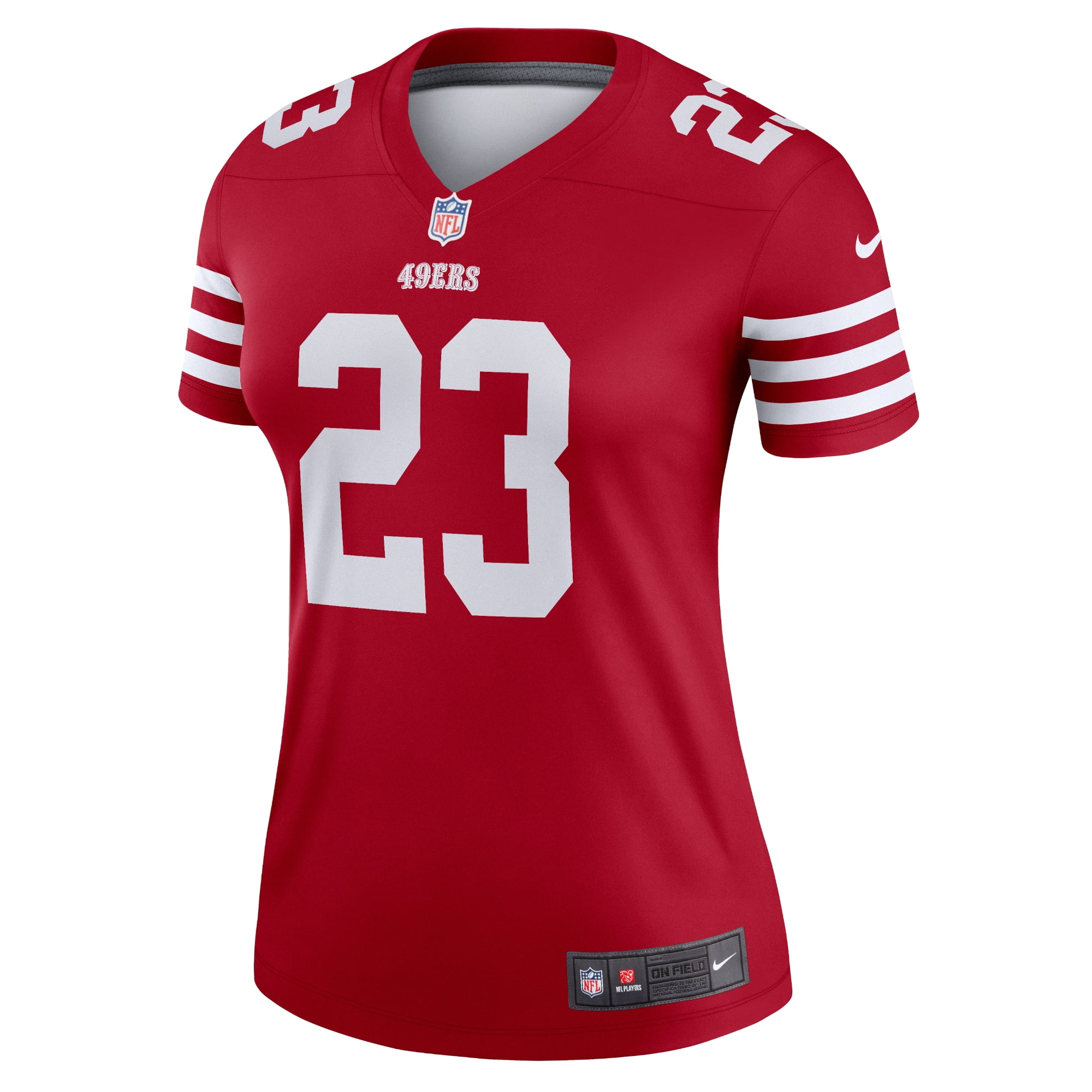 Women's Nike Christian McCaffrey Scarlet San Francisco 49ers Legend Jersey