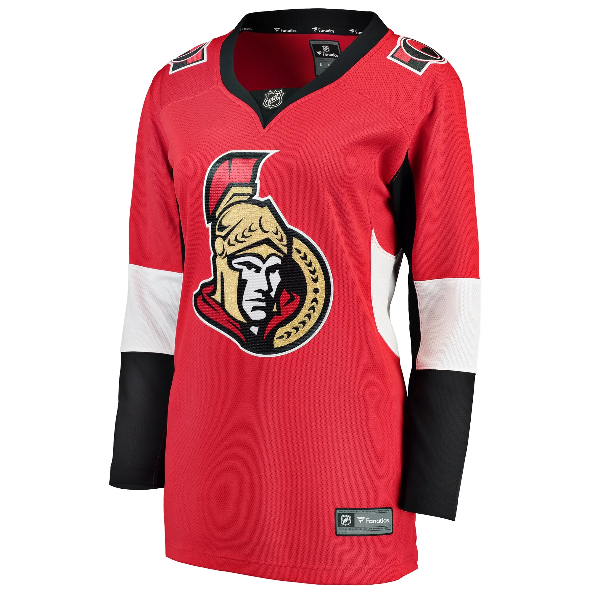 Women's Fanatics Red Ottawa Senators Breakaway Home Blank Jersey