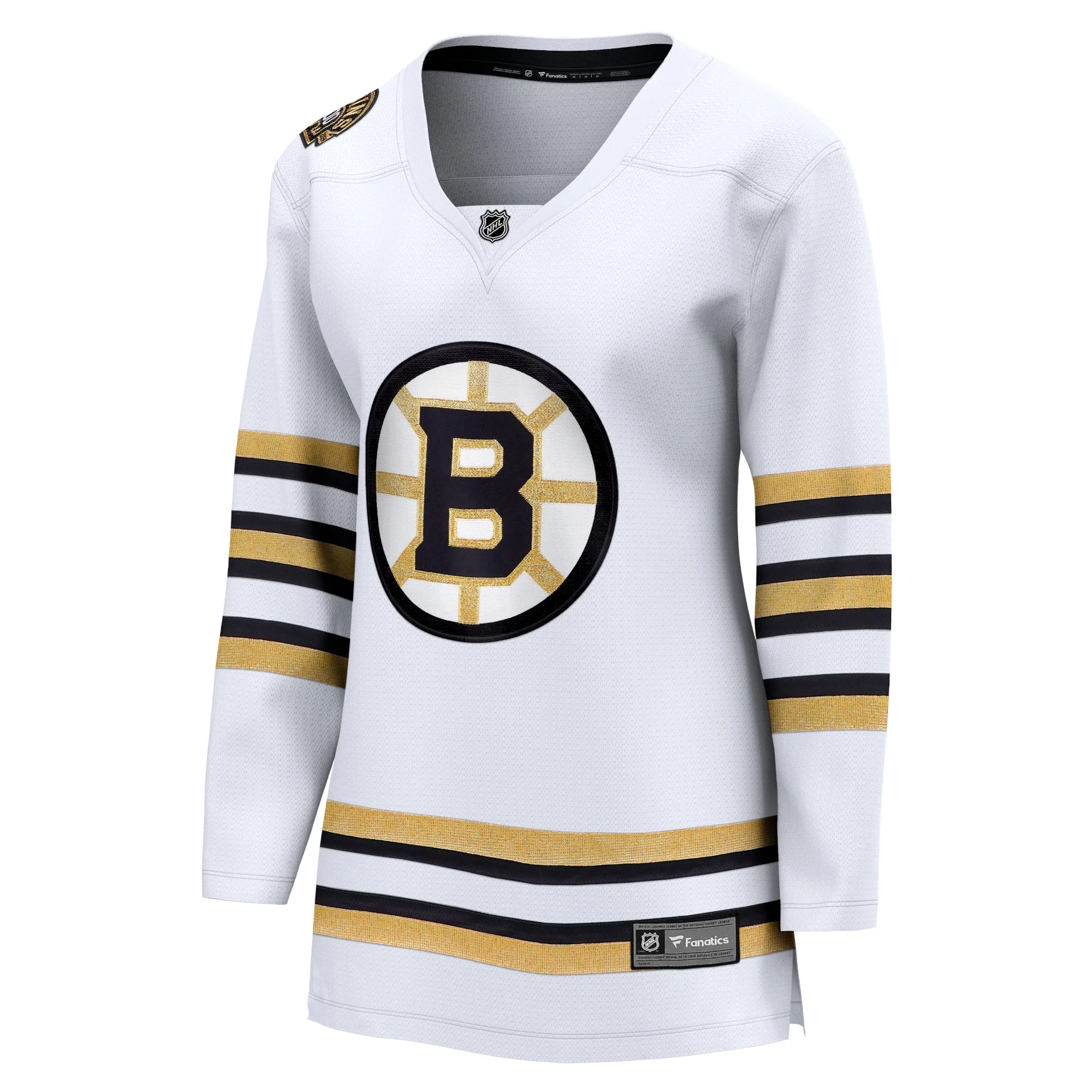 Women's Fanatics White Boston Bruins 100th Anniversary Premier Breakaway Jersey