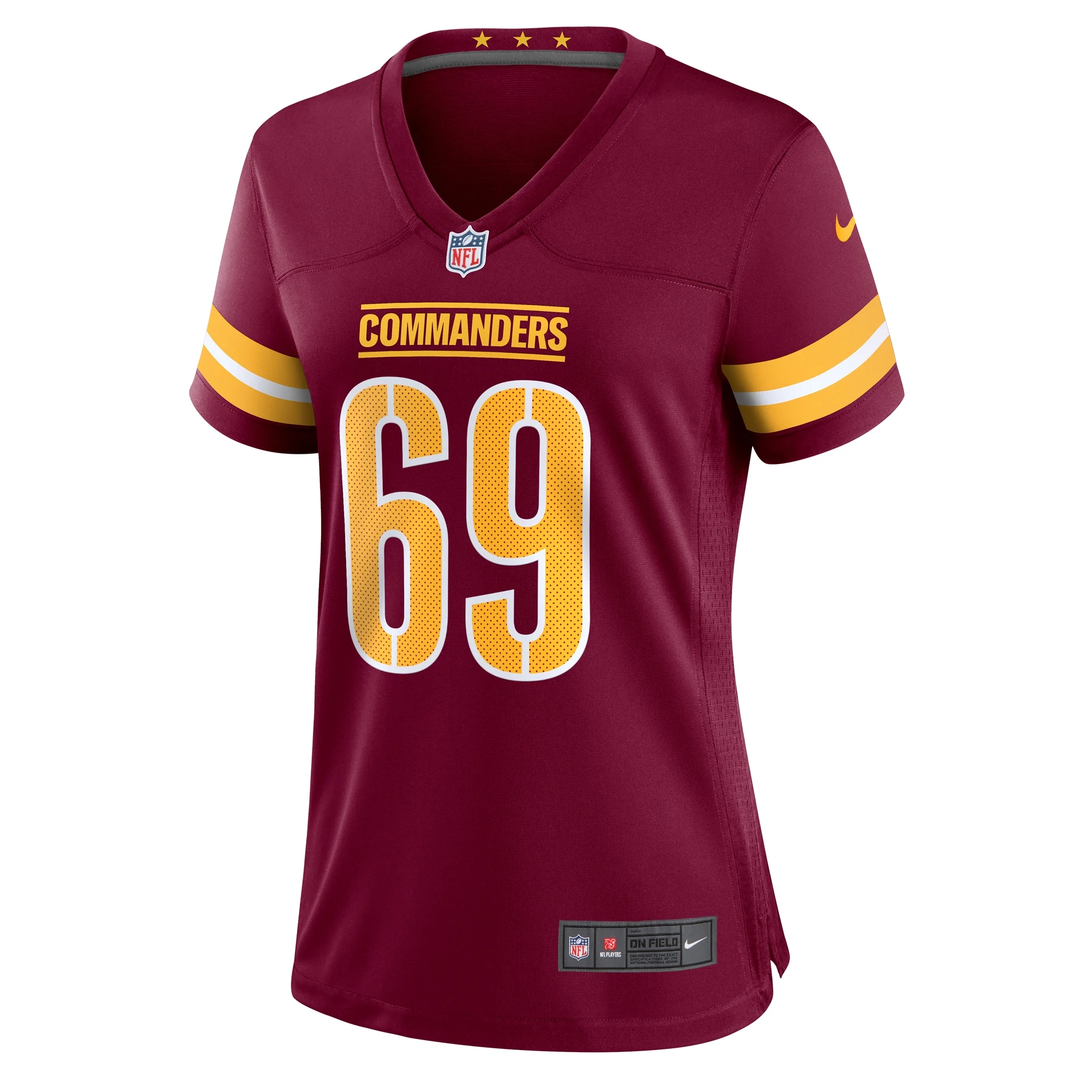 Women's Nike Tyler Larsen Burgundy Washington Commanders Game Jersey