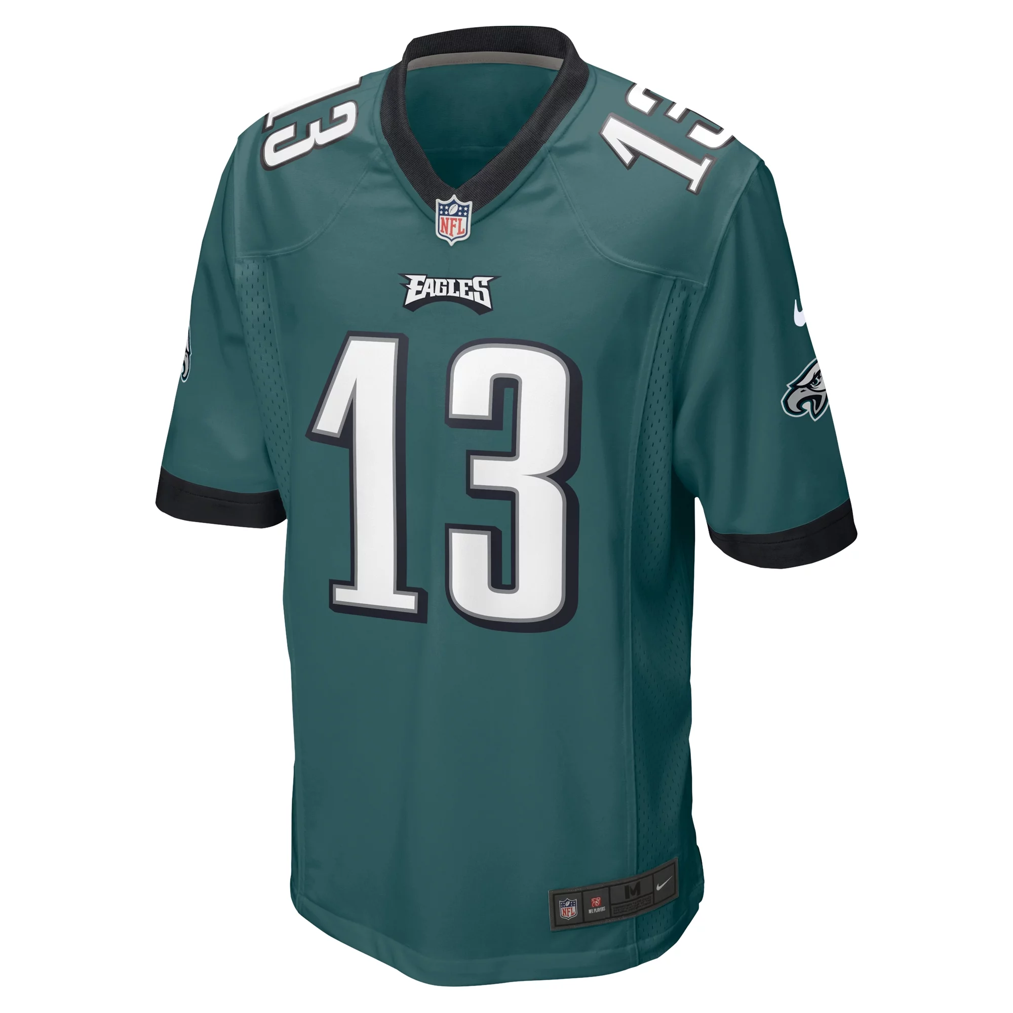 Men's Nike Olamide Zaccheaus Midnight Green Philadelphia Eagles Game Jersey