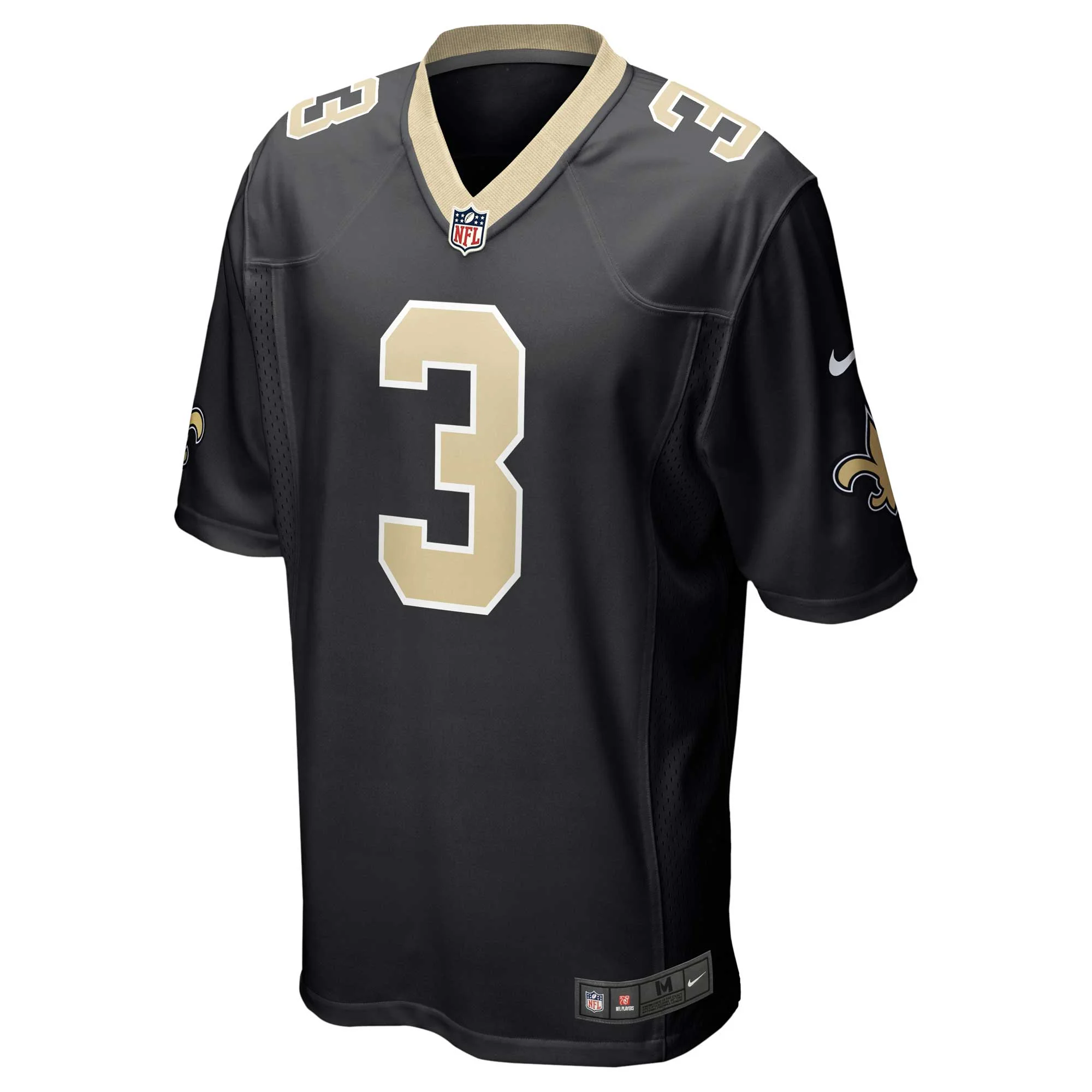 Men's Nike Wil Lutz Black New Orleans Saints Game Jersey