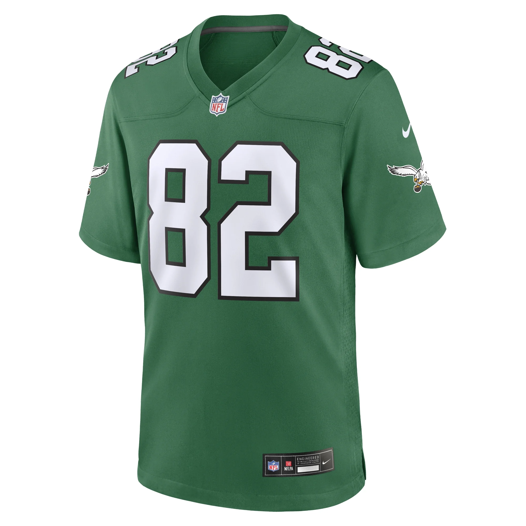 Men's Nike Mike Quick Kelly Green Philadelphia Eagles Alternate Game Jersey
