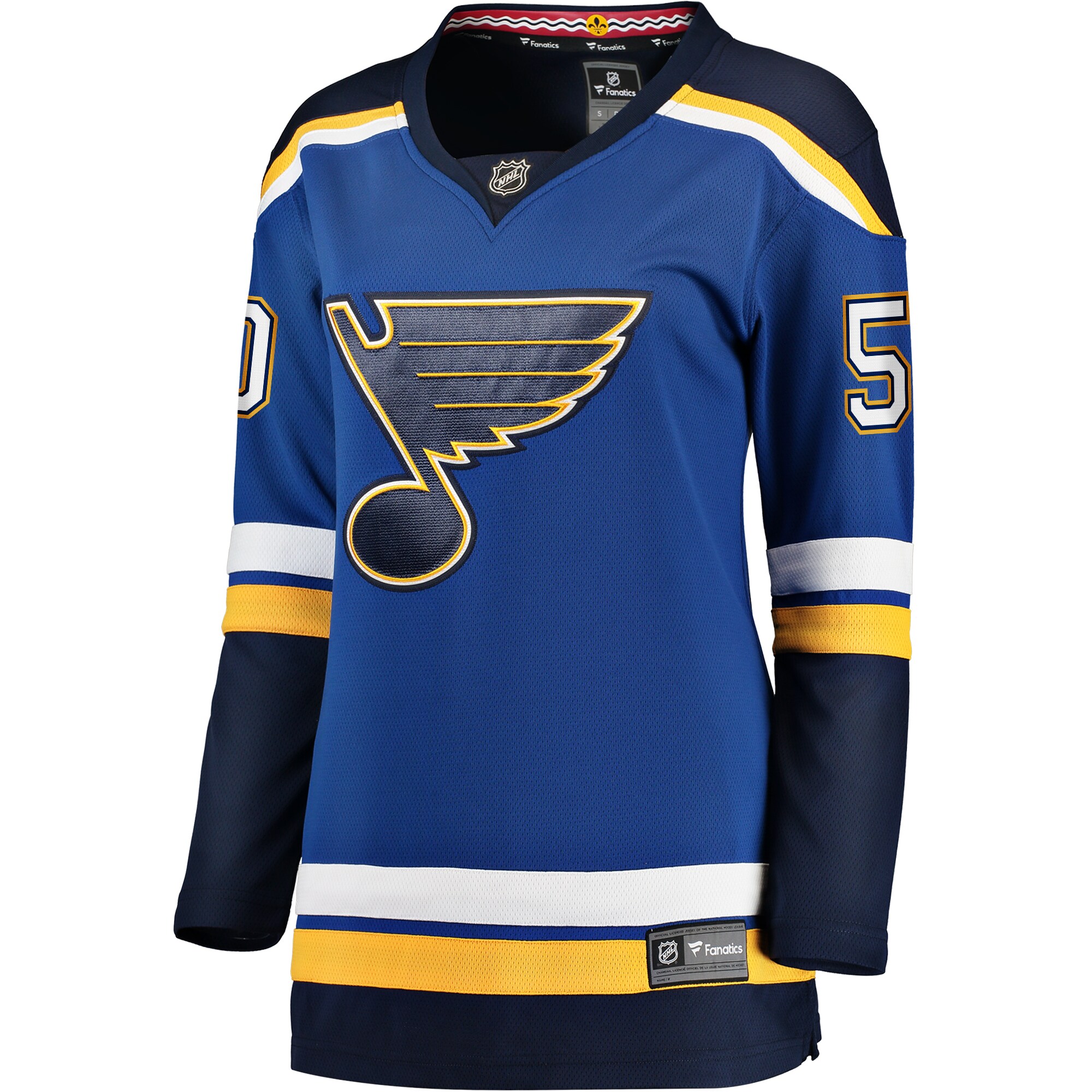 Jordan Binnington St. Louis Blues Fanatics Women's Home Breakaway Player Jersey - Blue