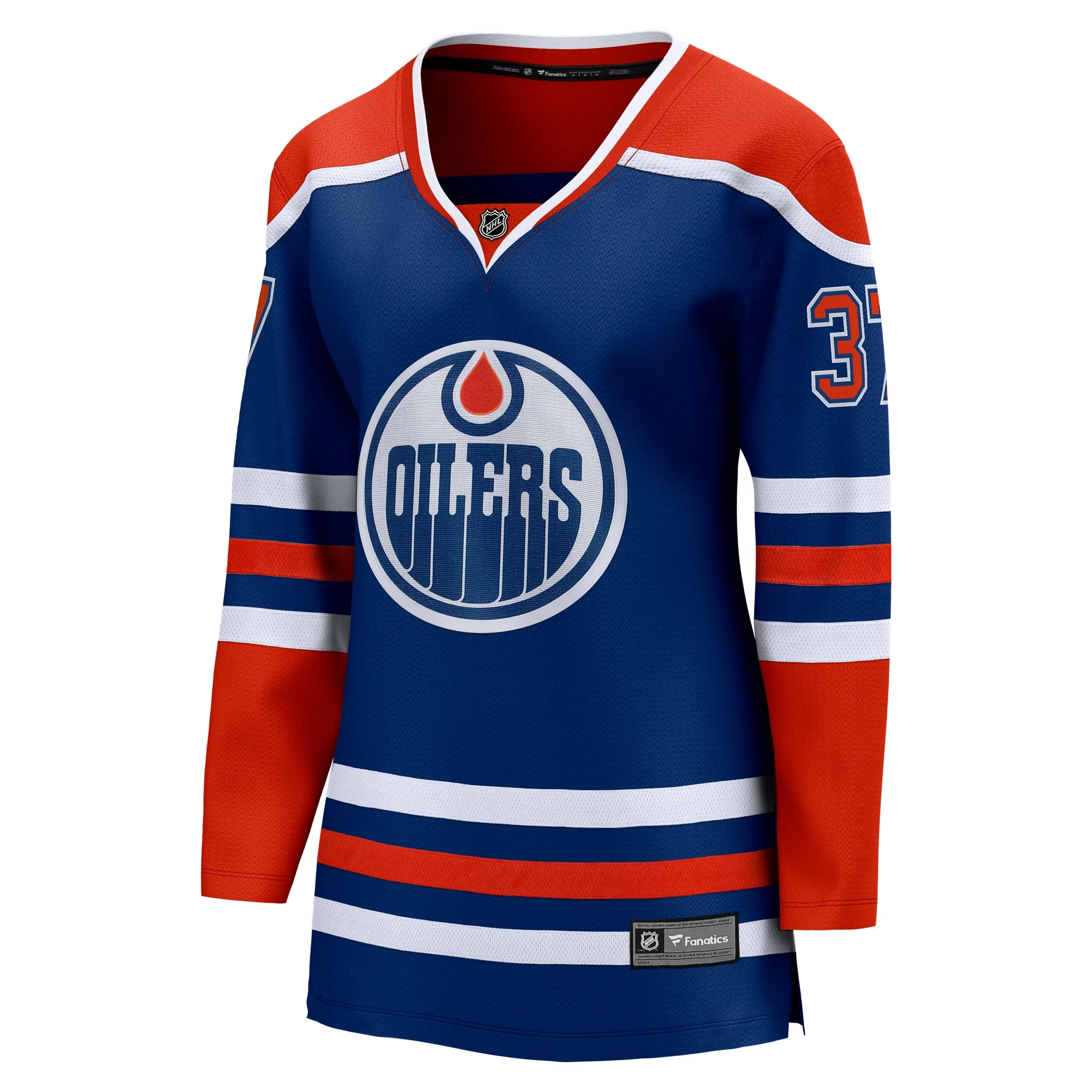 Women's Fanatics Warren Foegele Royal Edmonton Oilers Home Breakaway Player Jersey
