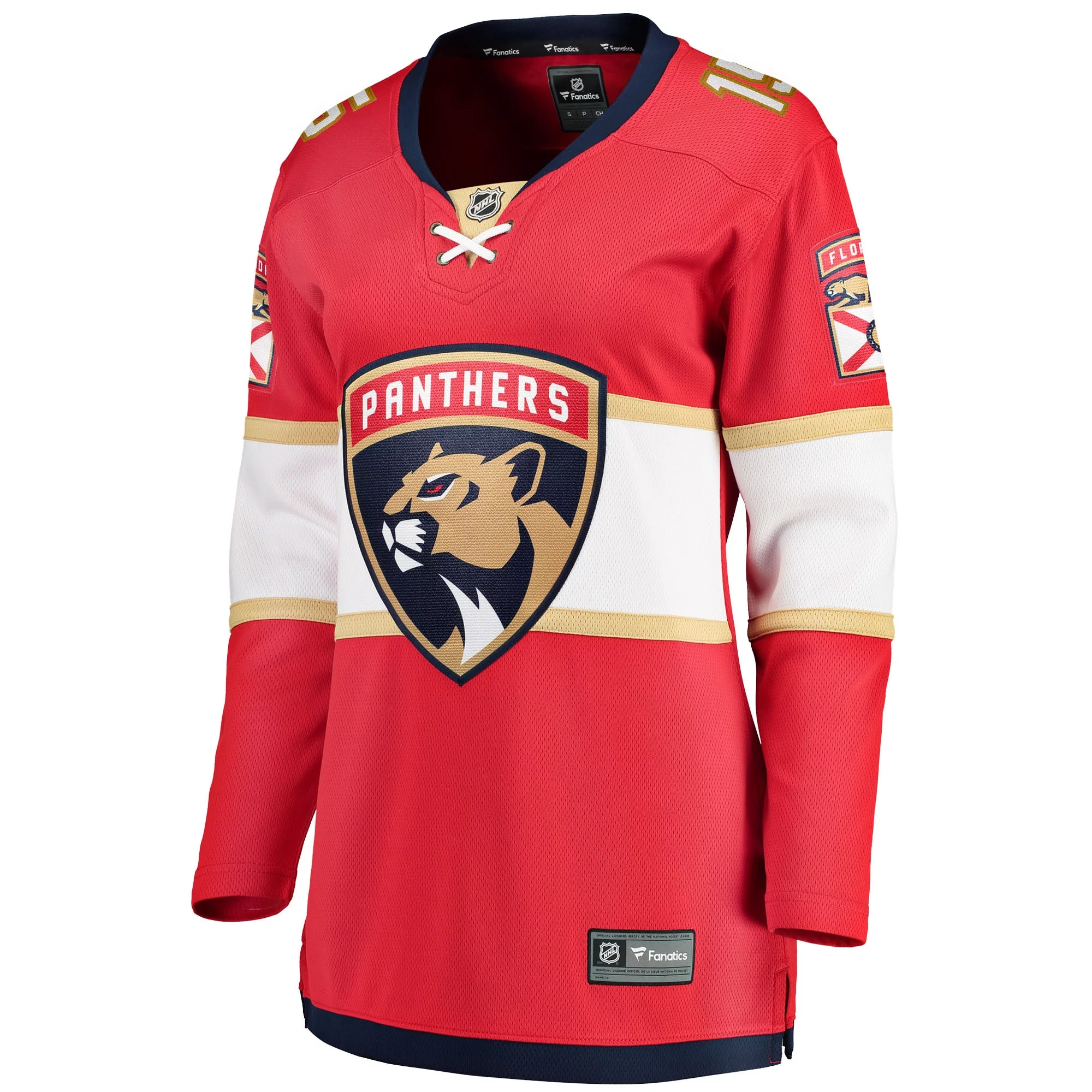 Women's Fanatics Branded Anton Lundell Red Florida Panthers Home Breakaway Player Jersey