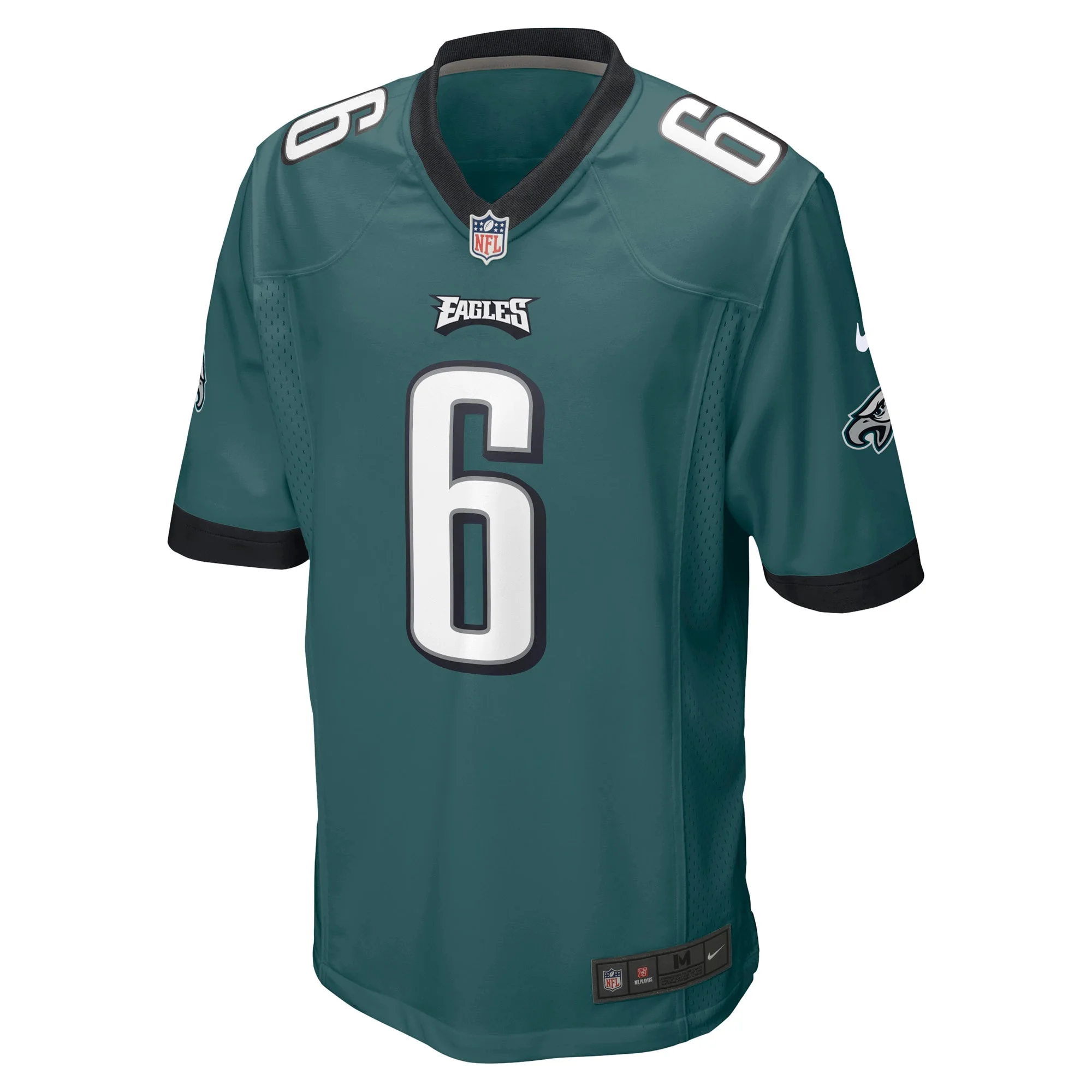 Men's Nike DeVonta Smith Midnight Green Philadelphia Eagles Game Jersey