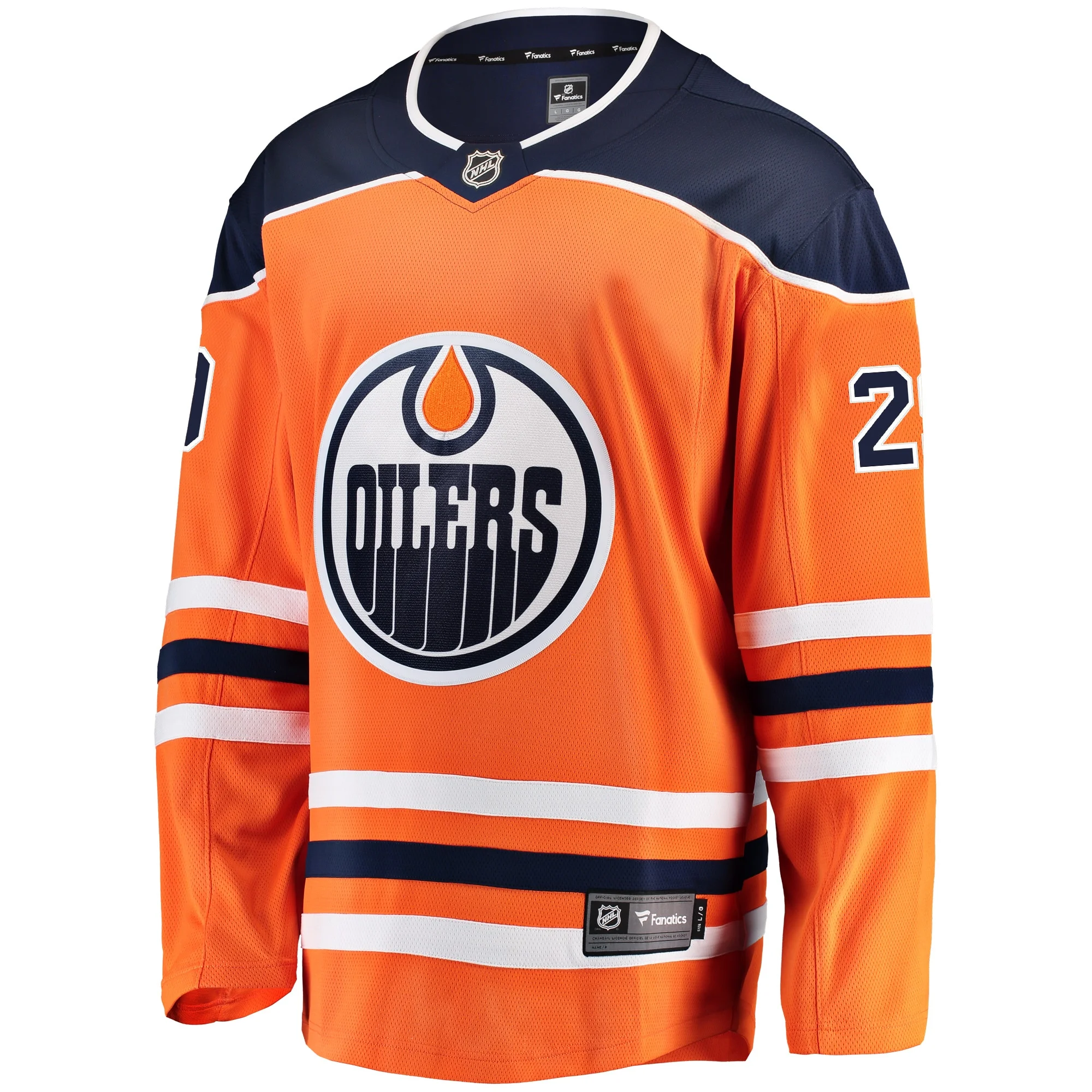 Men's Fanatics Leon Draisaitl Orange Edmonton Oilers Breakaway Player Jersey