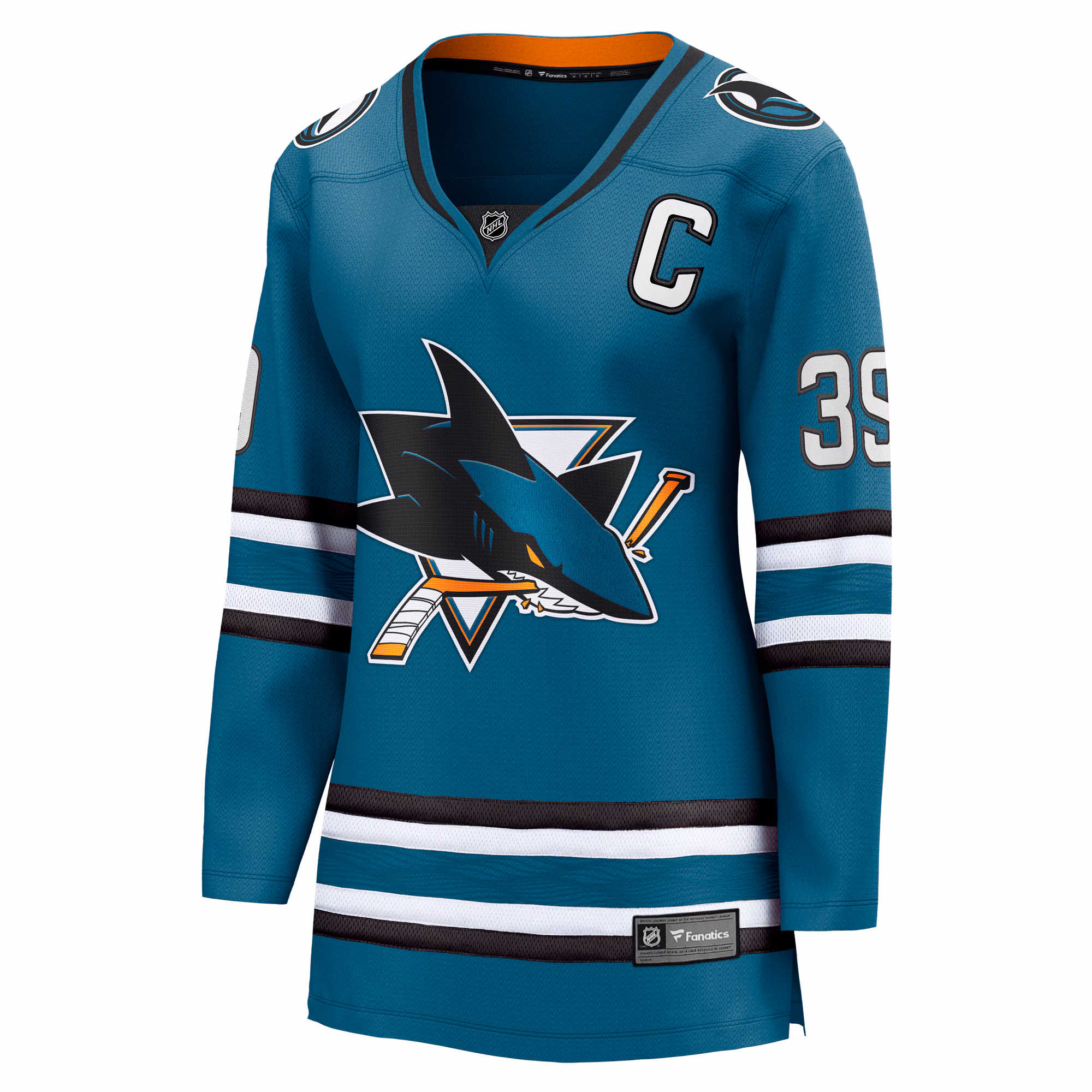 Logan Couture San Jose Sharks Fanatics Women's Home Breakaway Player Jersey - Teal