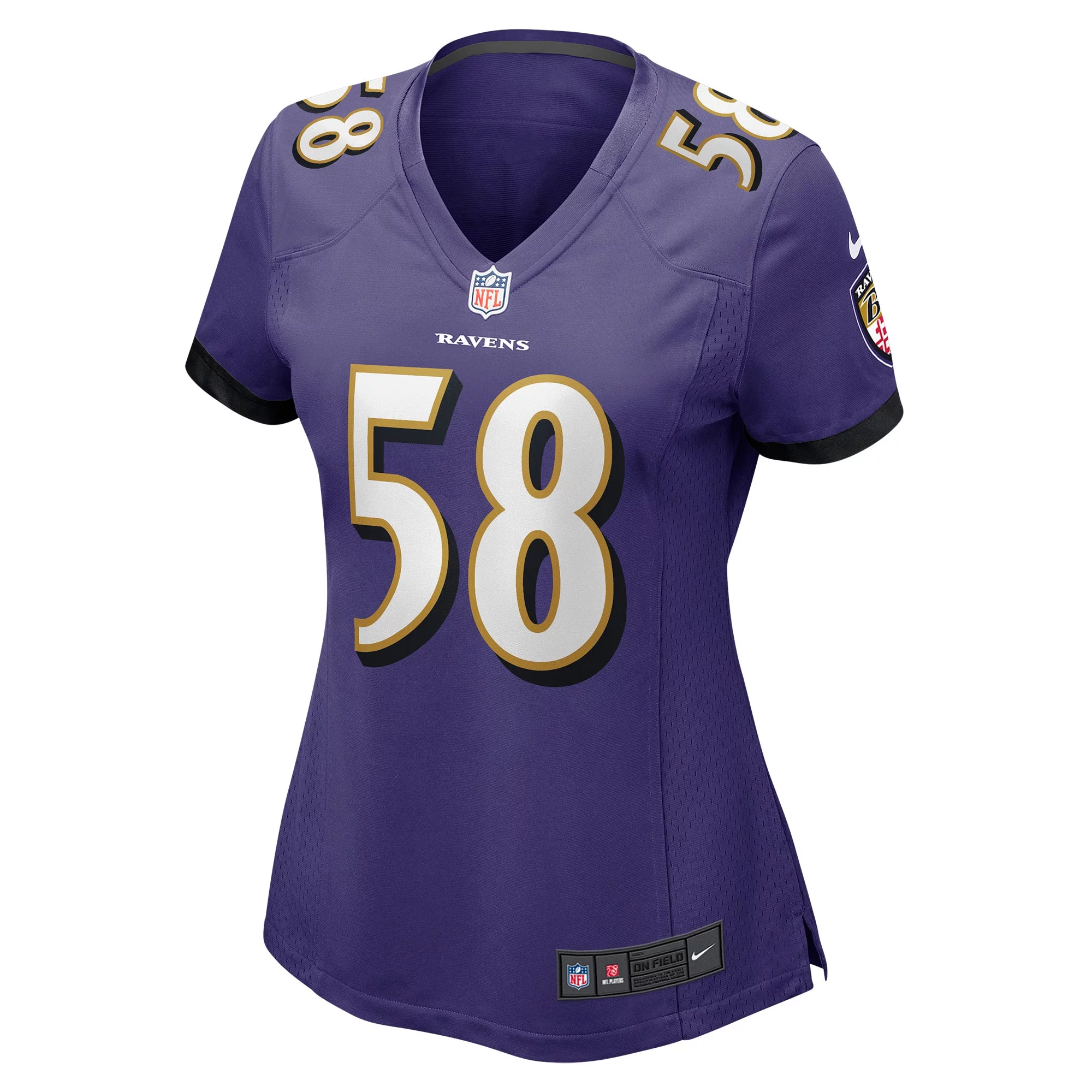 Women's Nike Michael Pierce Purple Baltimore Ravens Player Game Jersey