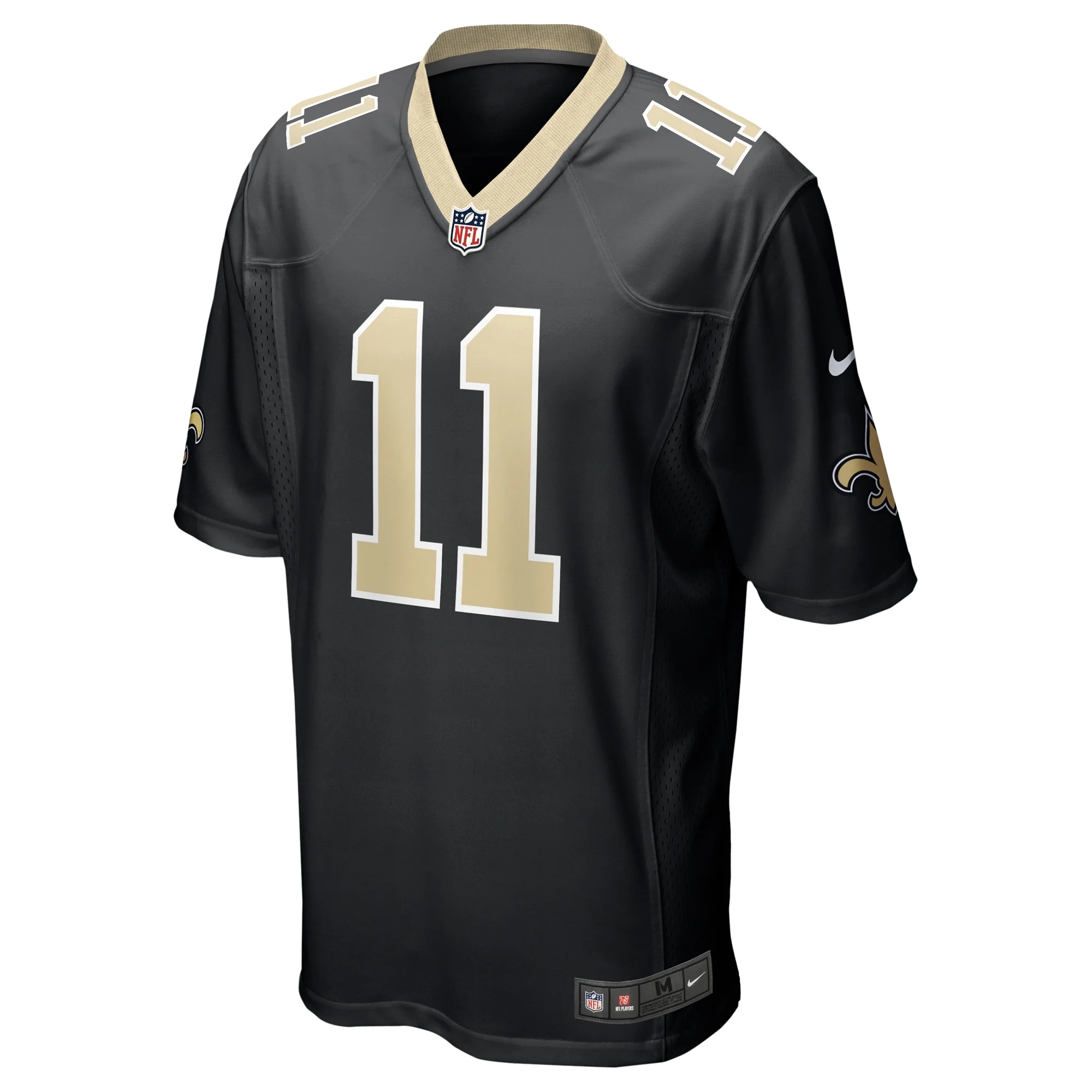 Men's Nike Cameron Dantzler Sr Black New Orleans Saints Game Jersey