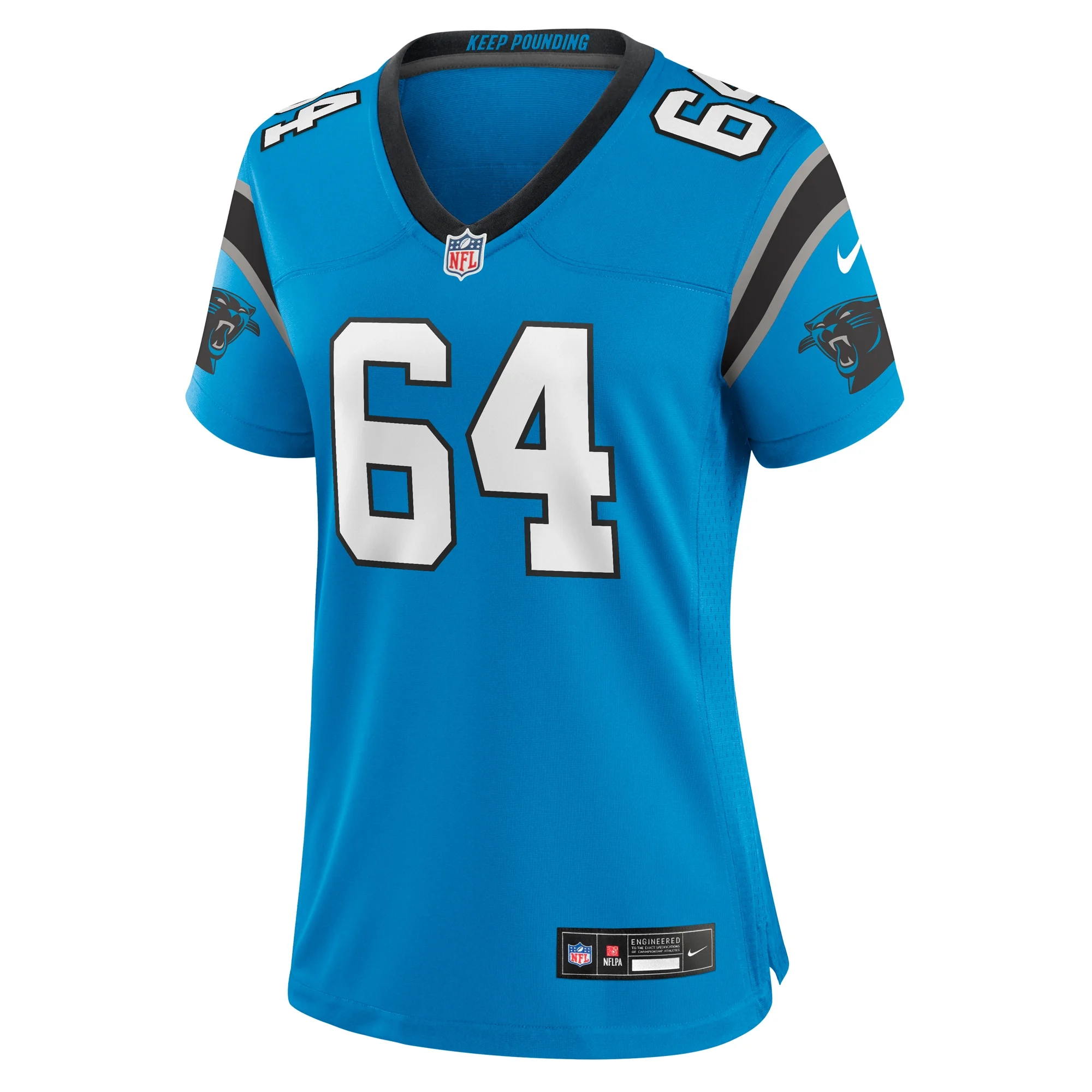 Women's Nike Justin McCray Blue Carolina Panthers Alternate Game Jersey